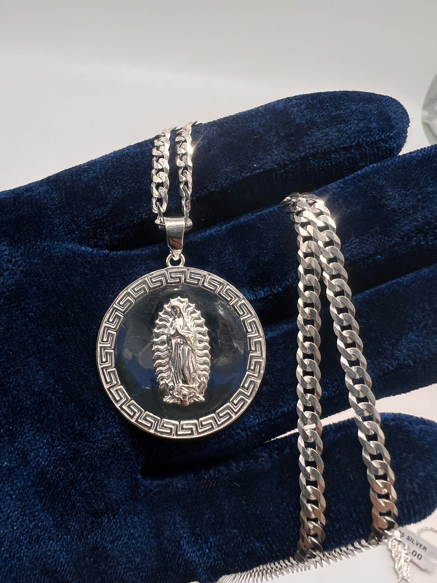 Versace style virgen Mary chainset