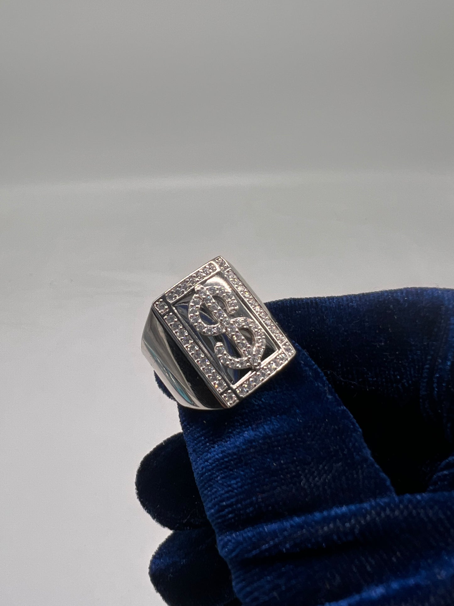 Money ring real silver