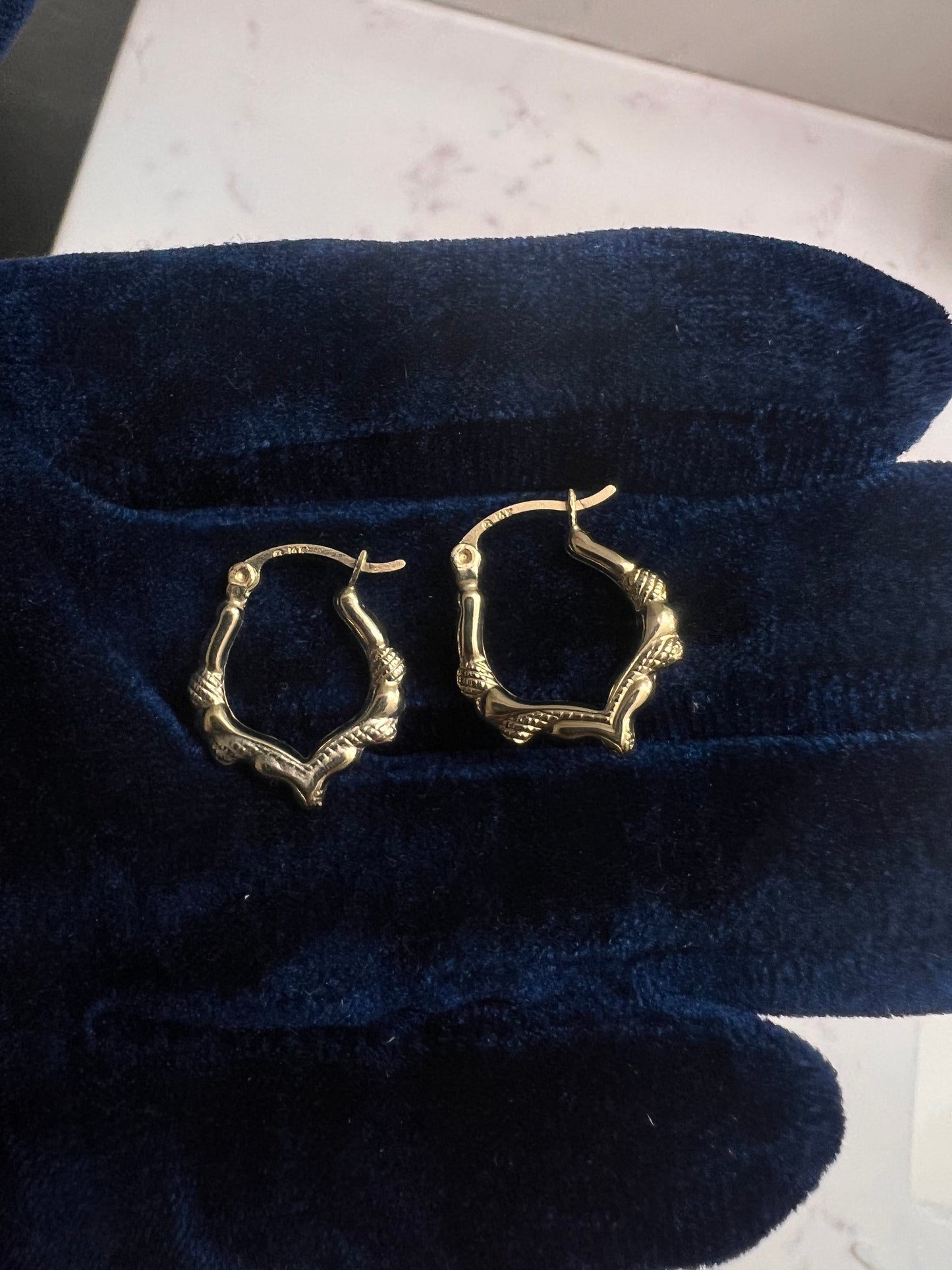 14k real gold hoop earrings