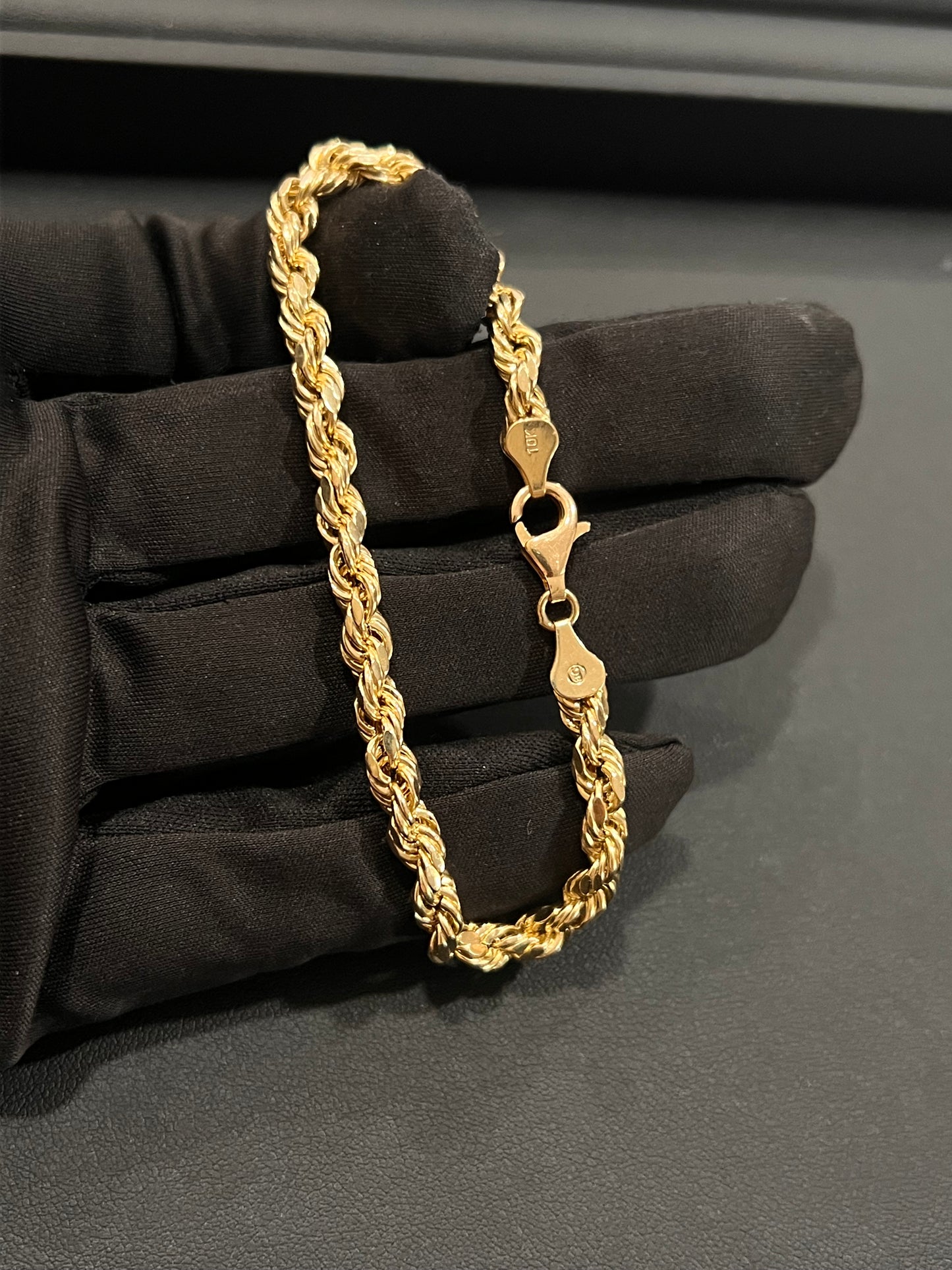 10k real gold Rope bracelet