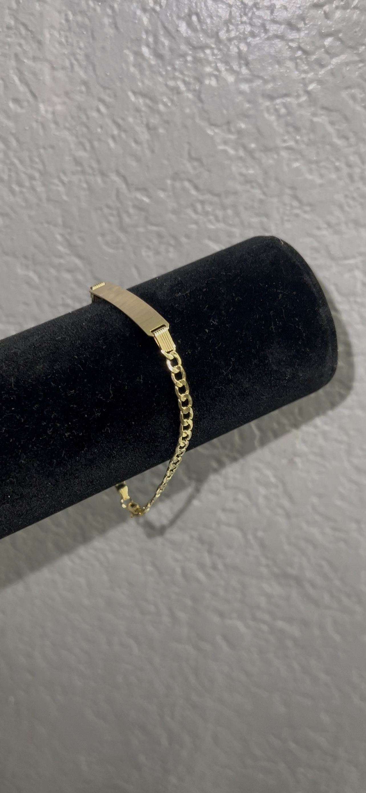 14k real gold ID bracelet