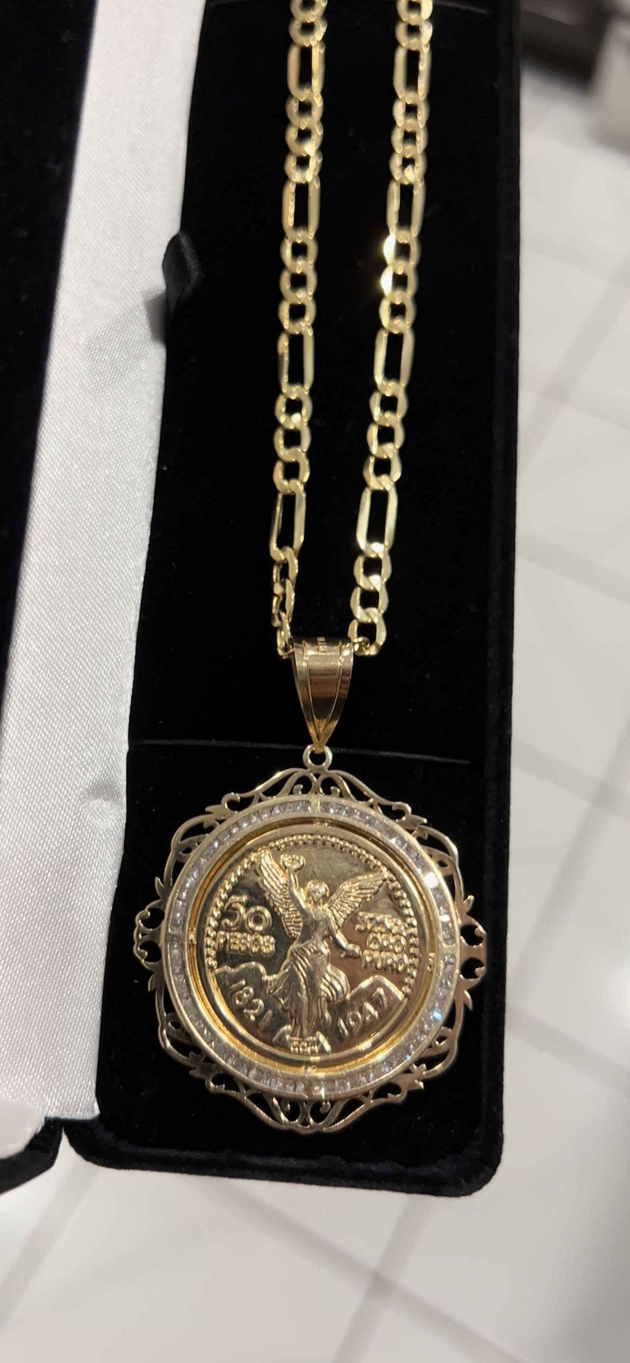 14k real gold centenario set