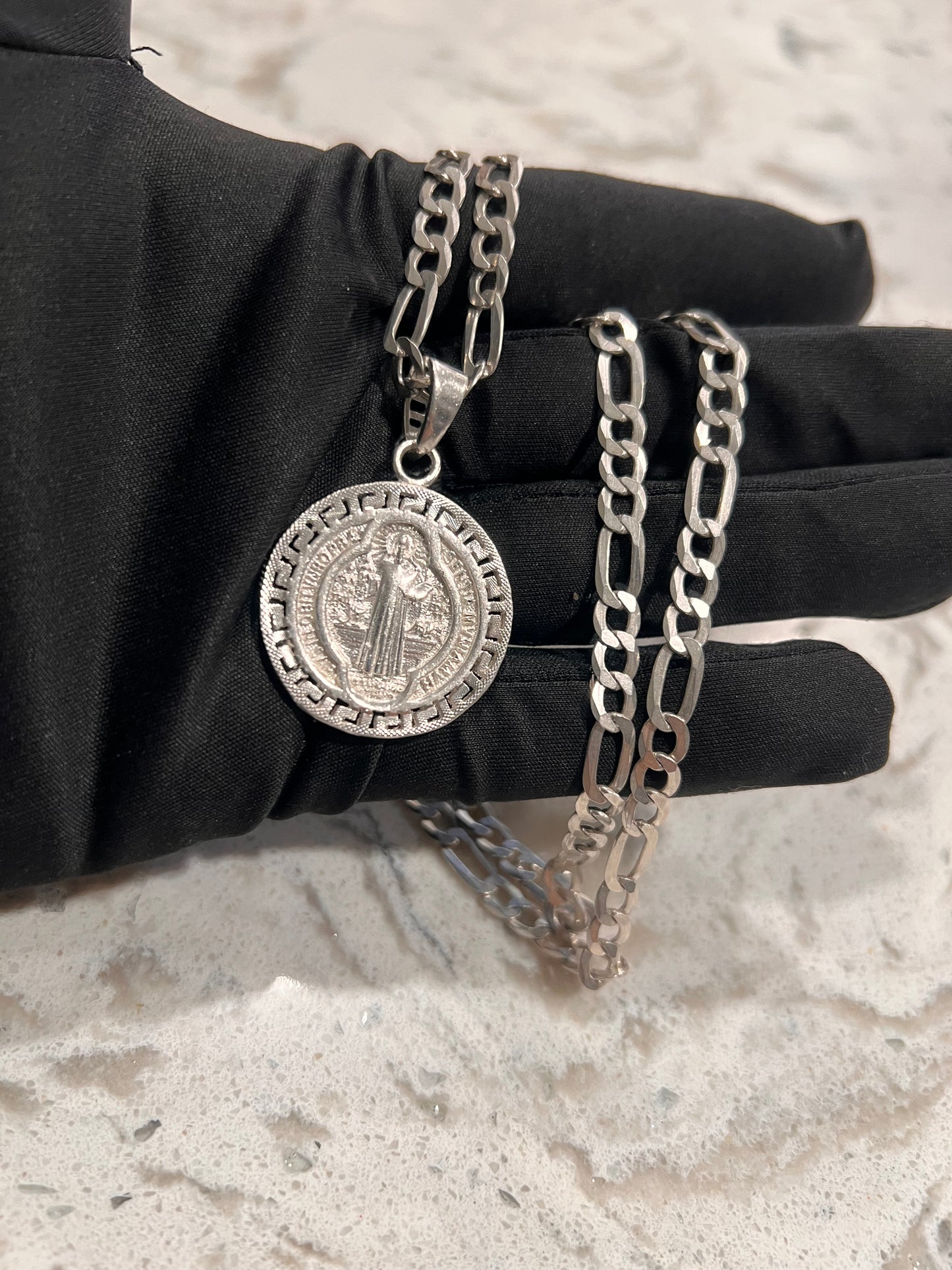 San Benito real silver set