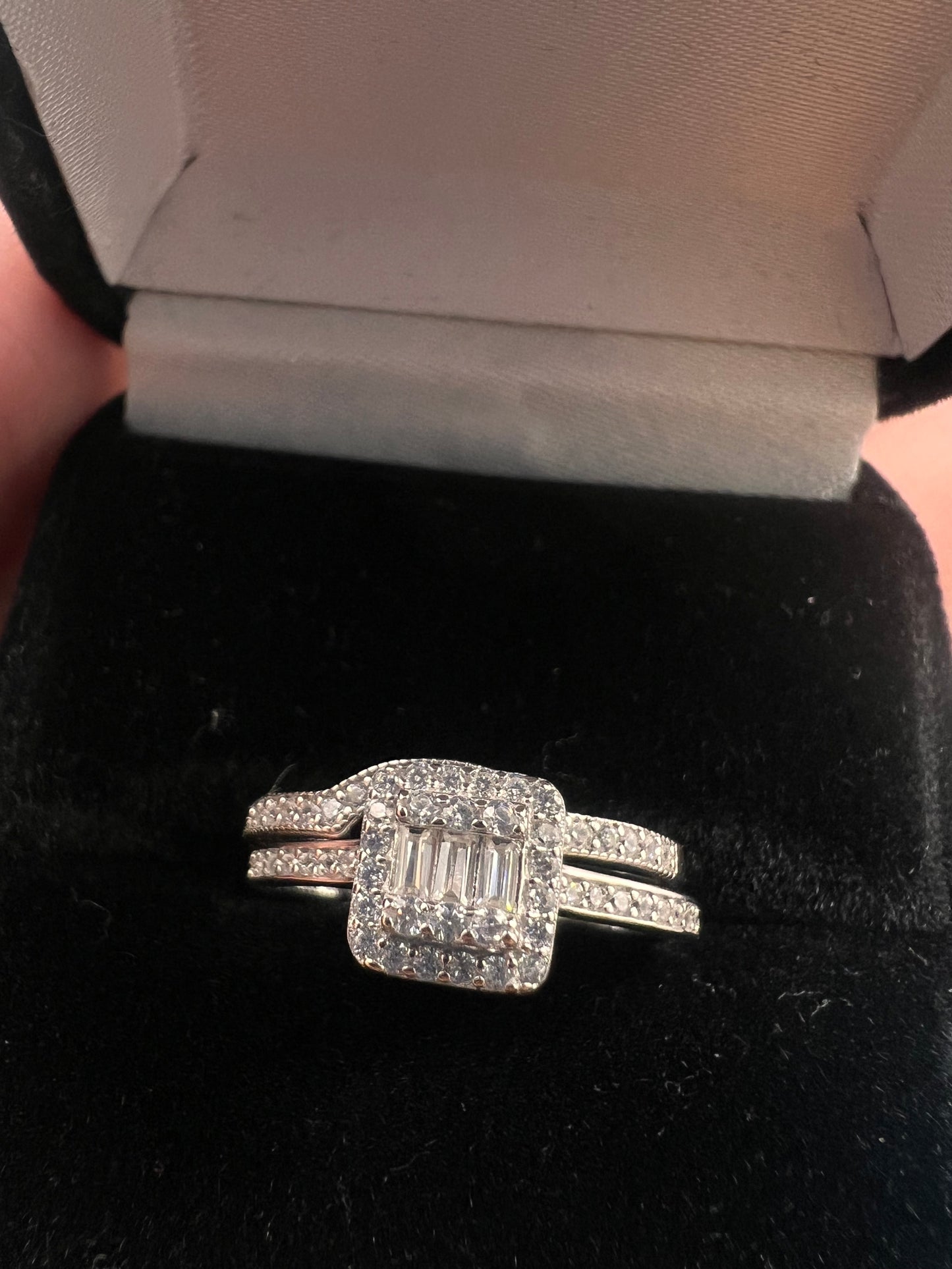Real silver promise ring