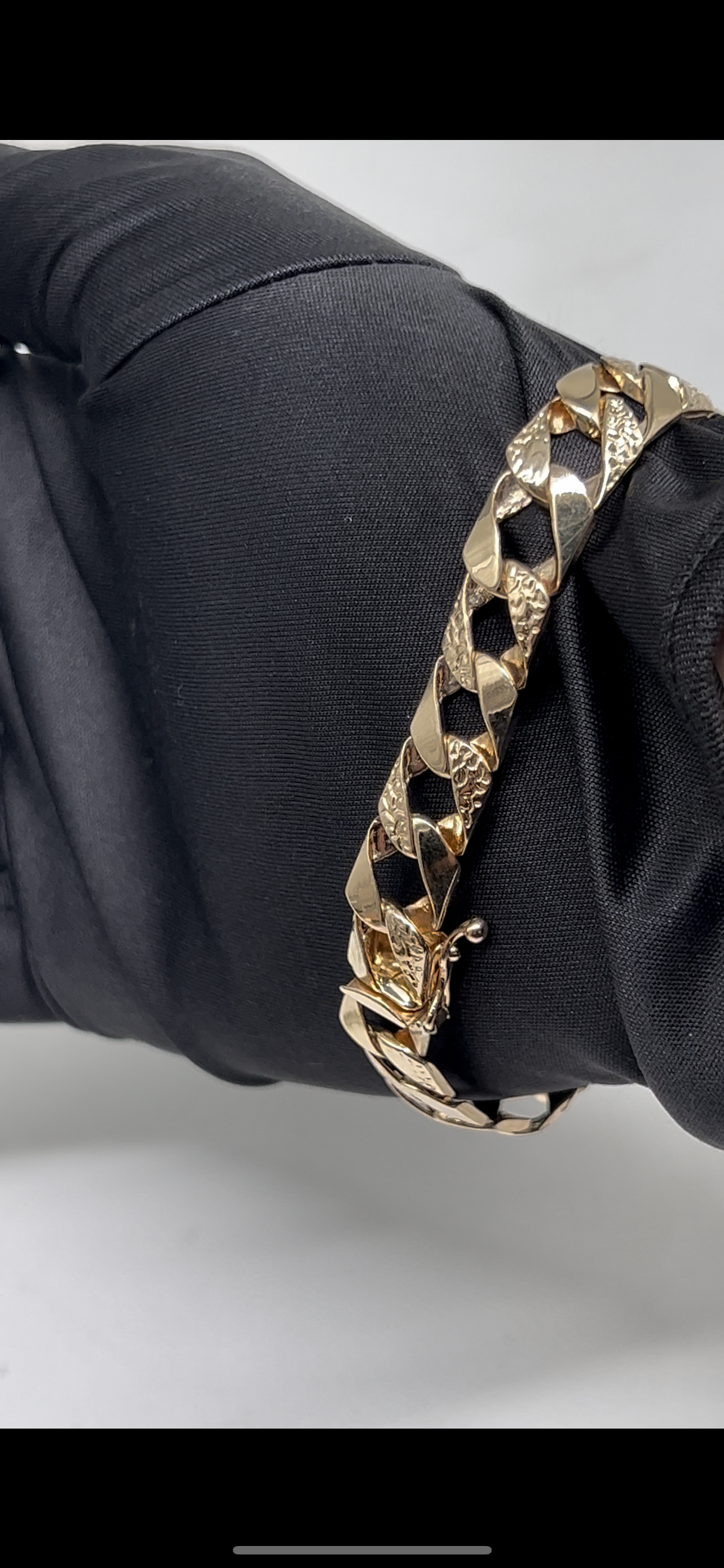 14k solid gold Id Bracelet