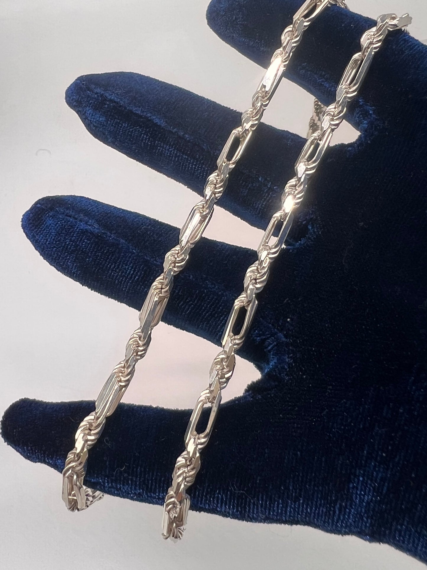 Milano chain 4mm real silver 24inch