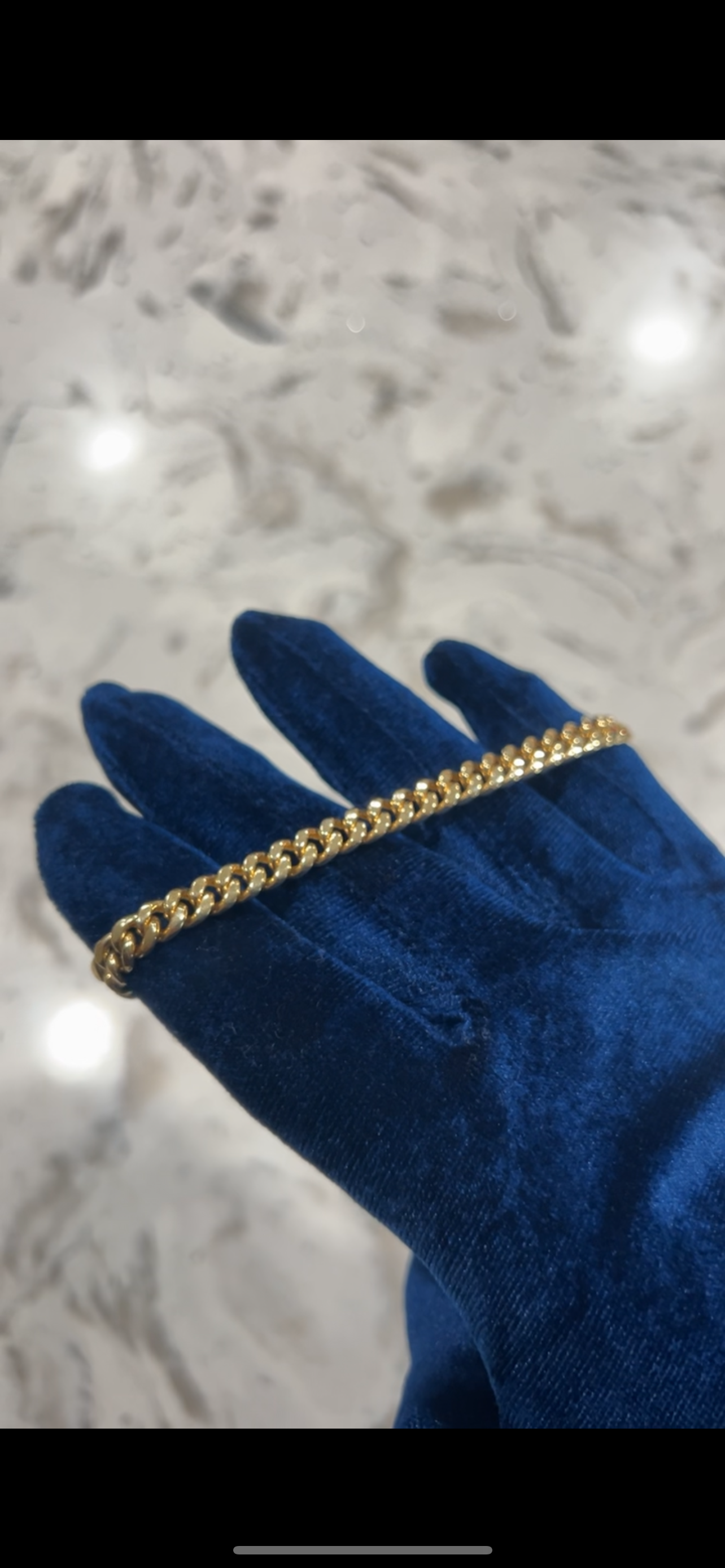 14k real gold cuban bracelet