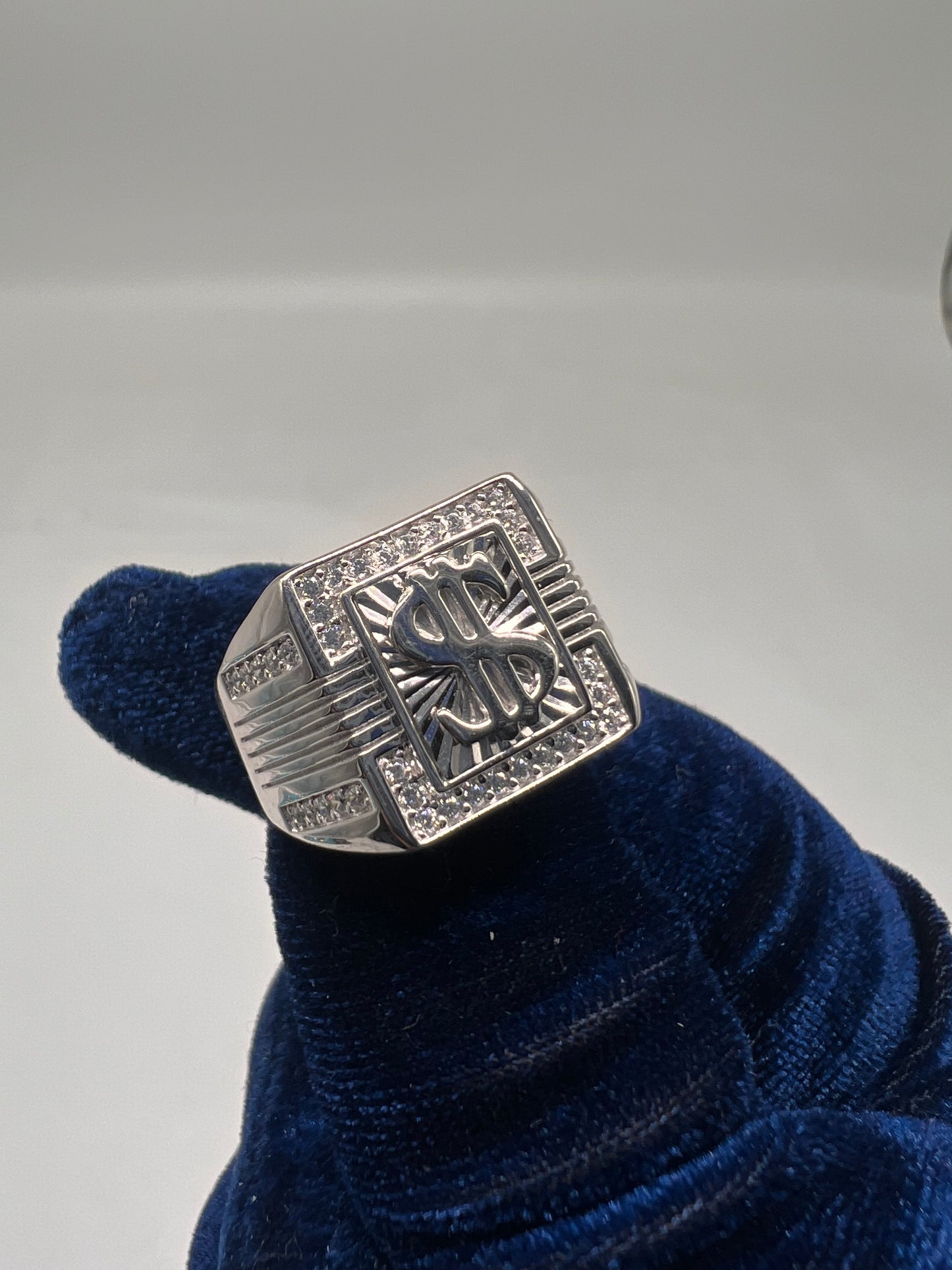 Money ring real silver