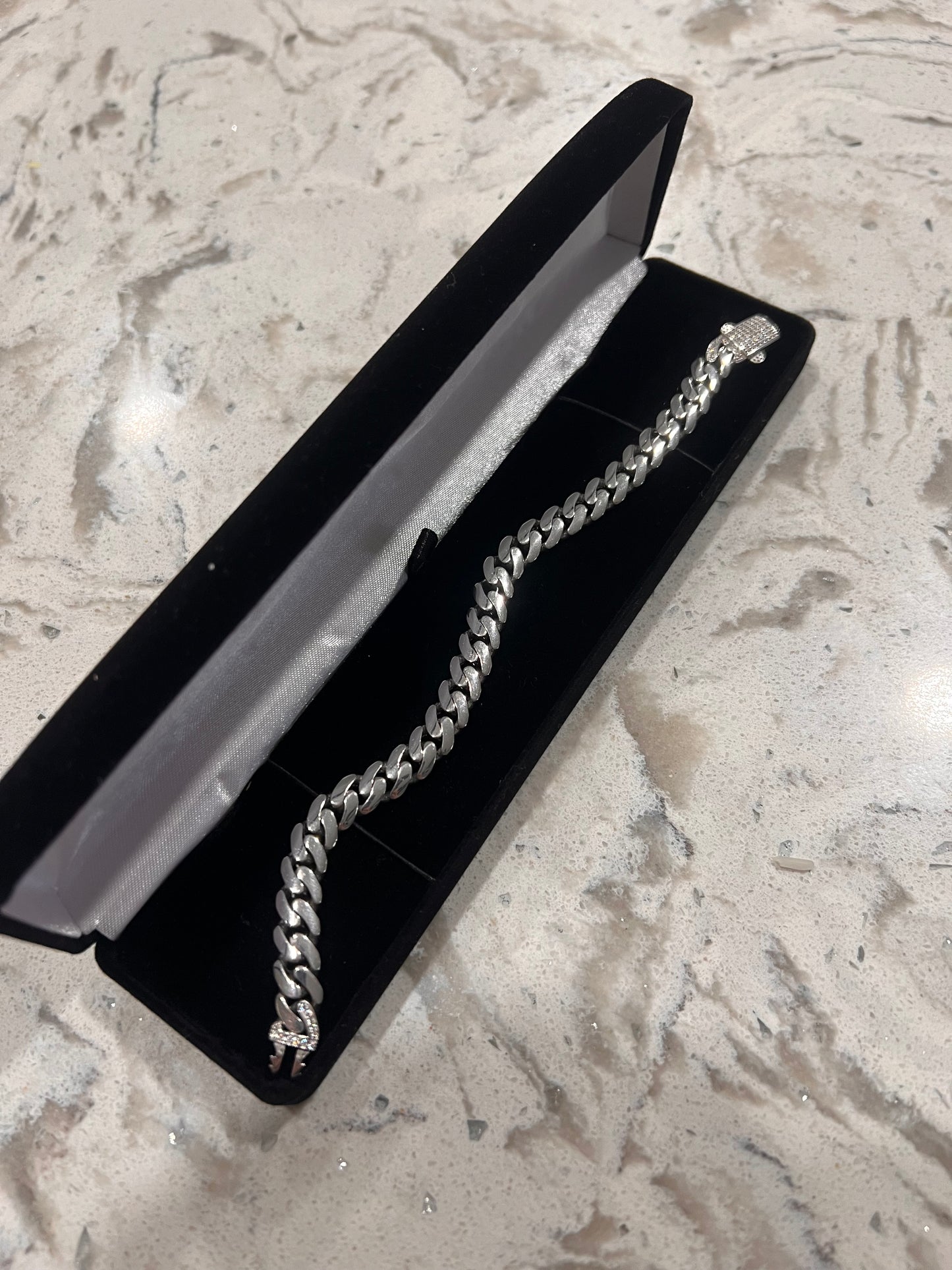 Real silver Monaco bracelet