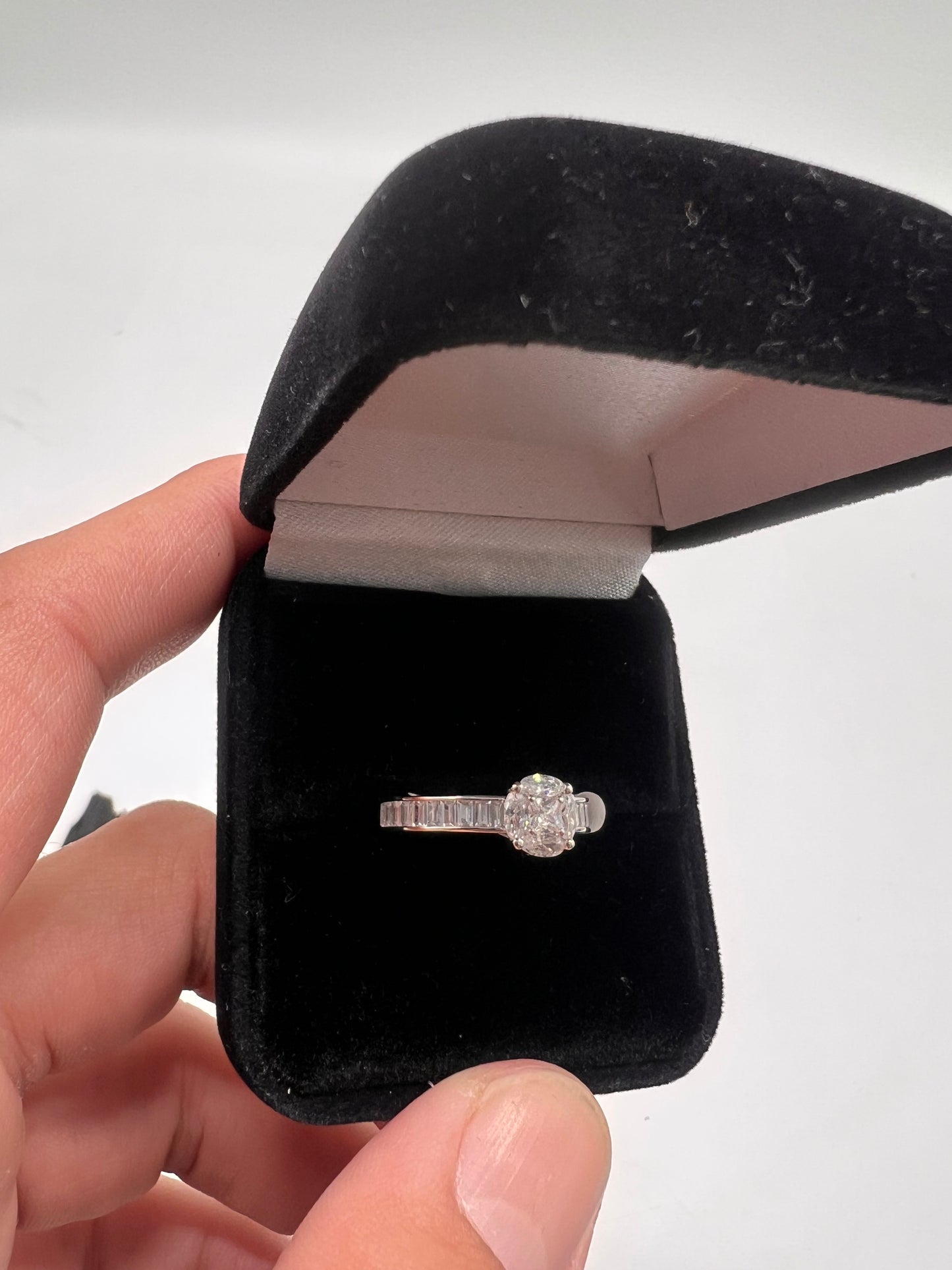 Silver promise ring