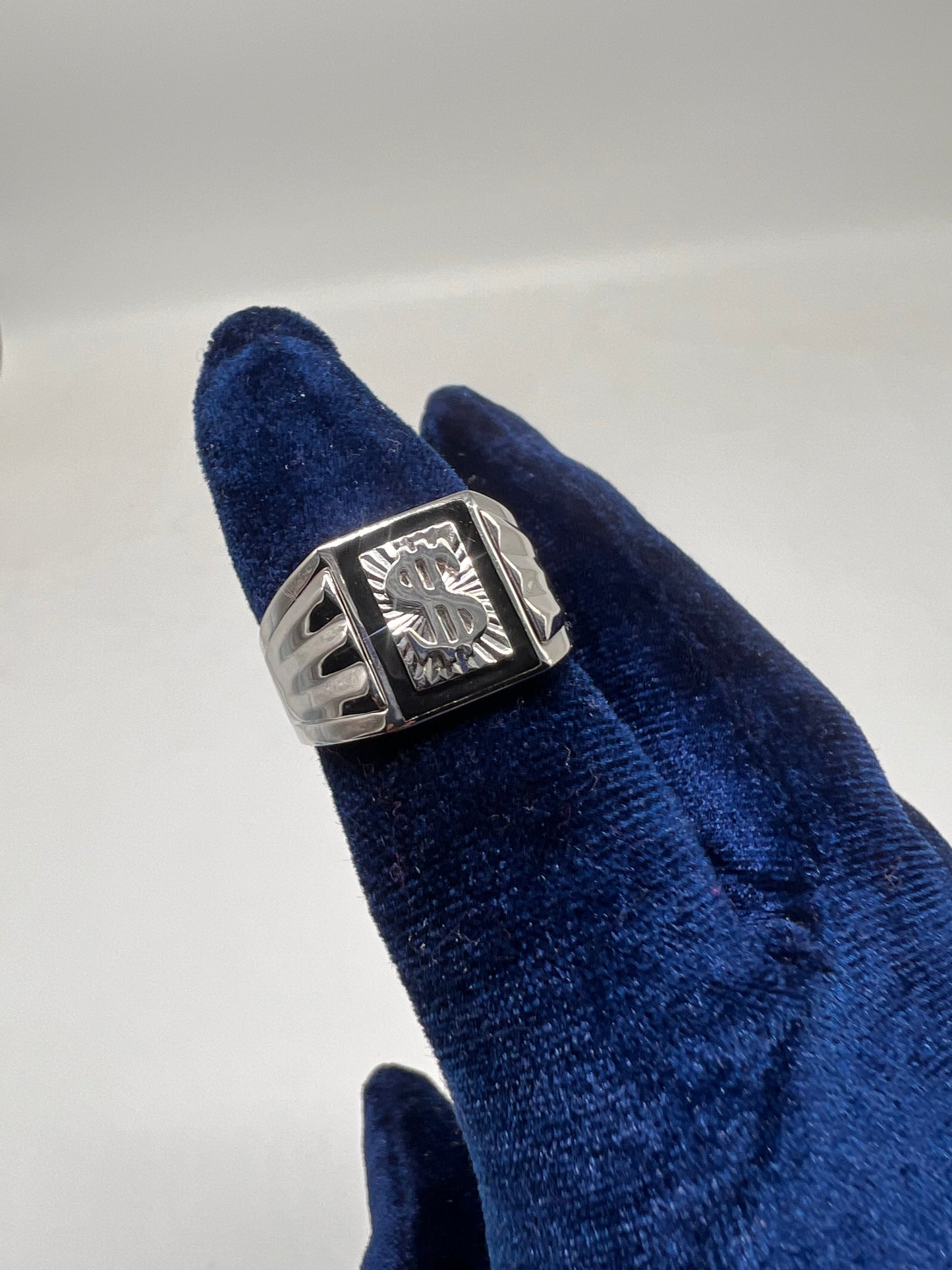 Money ring real silver