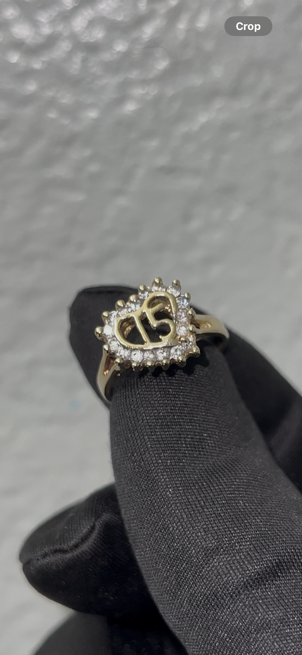 14k real gold quince ring