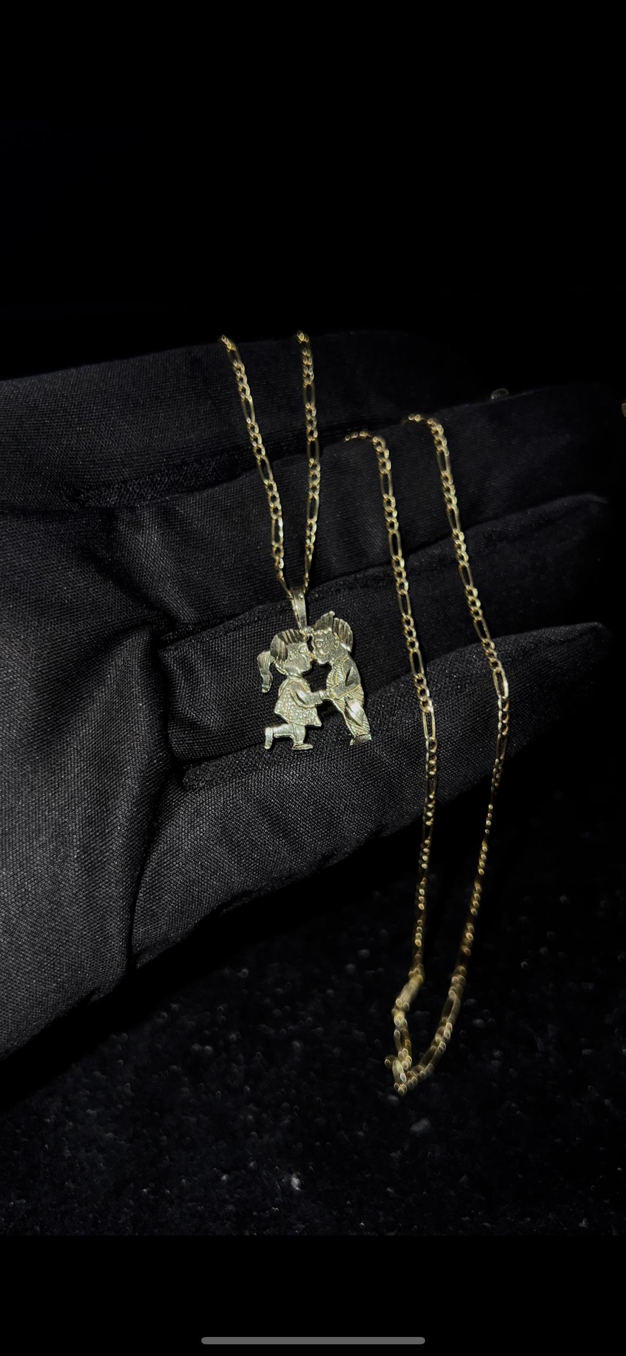 Couples chainset 14k real gold