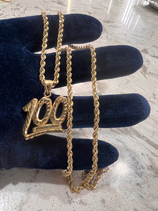 10k real gold 100 chainset