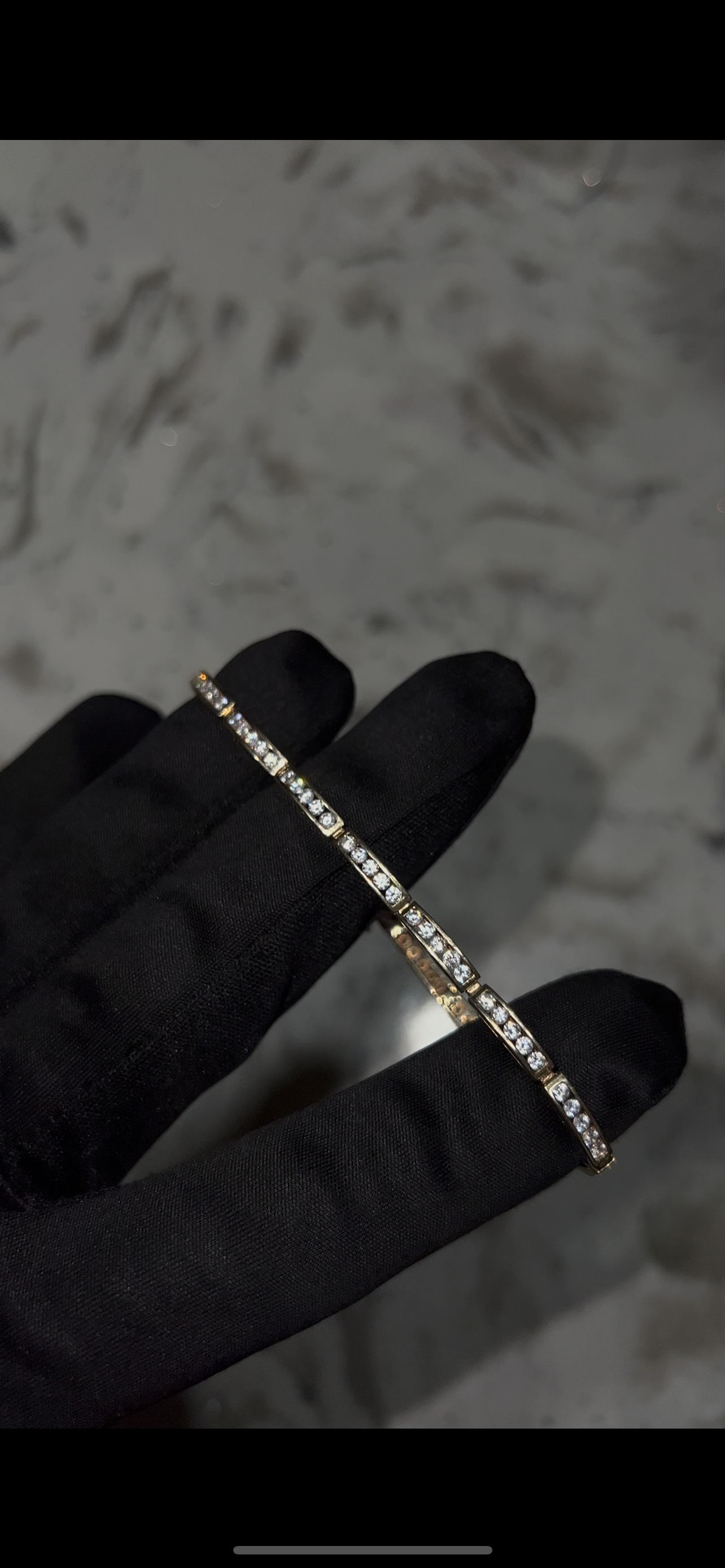 14k tennis bracelet style real gold