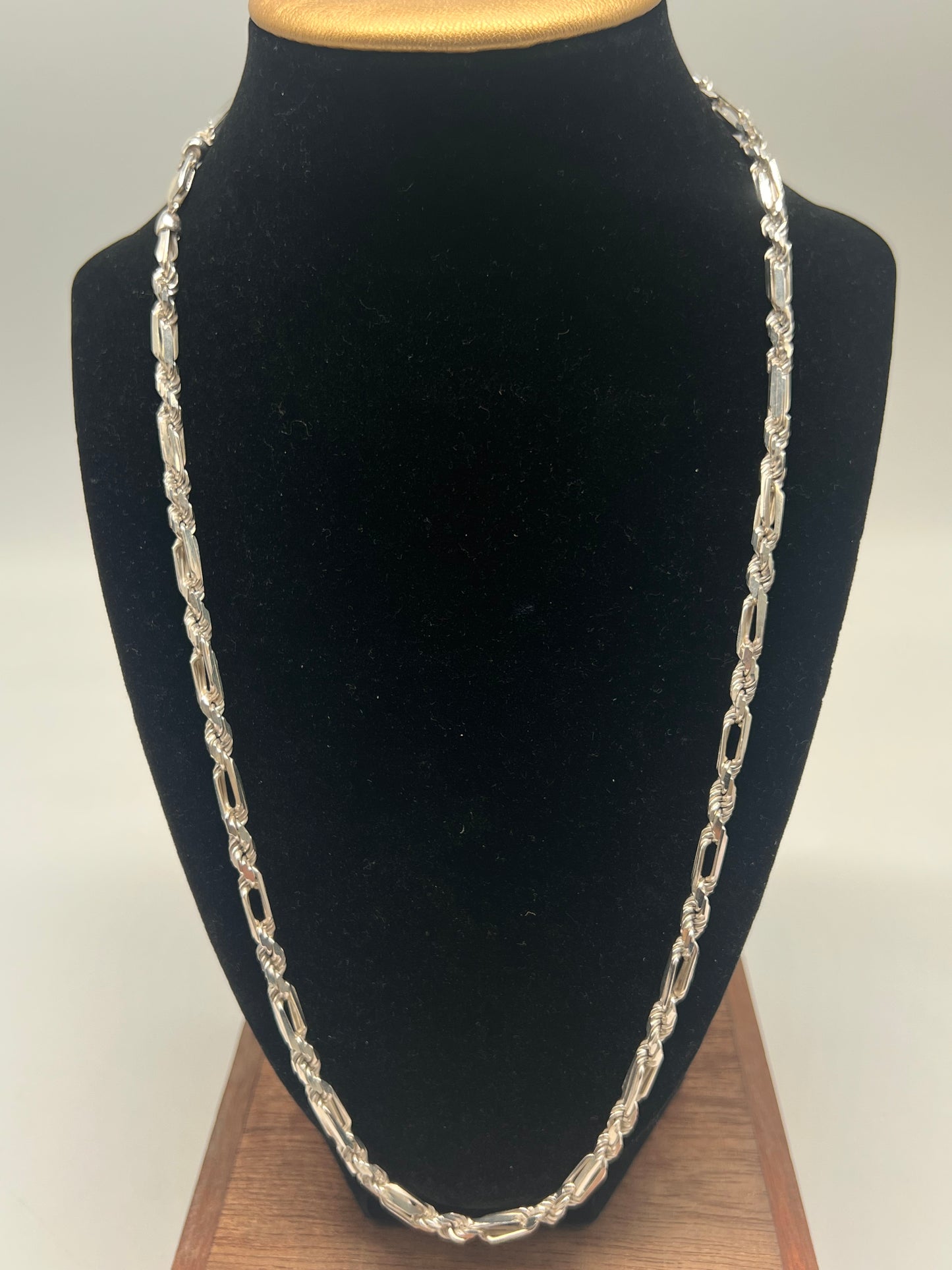 Milano chain 4mm real silver 24inch