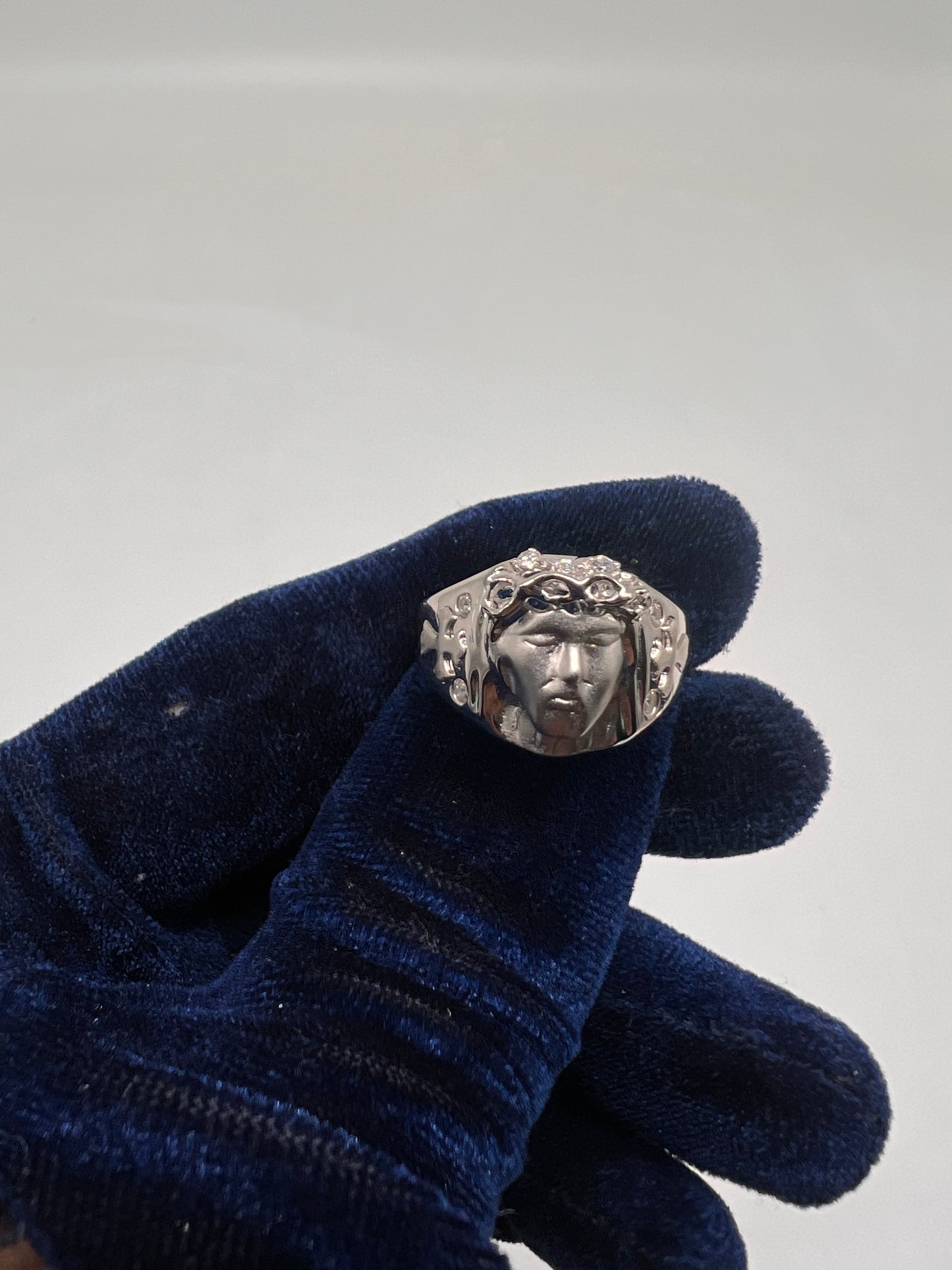 Jesus Ring real silver