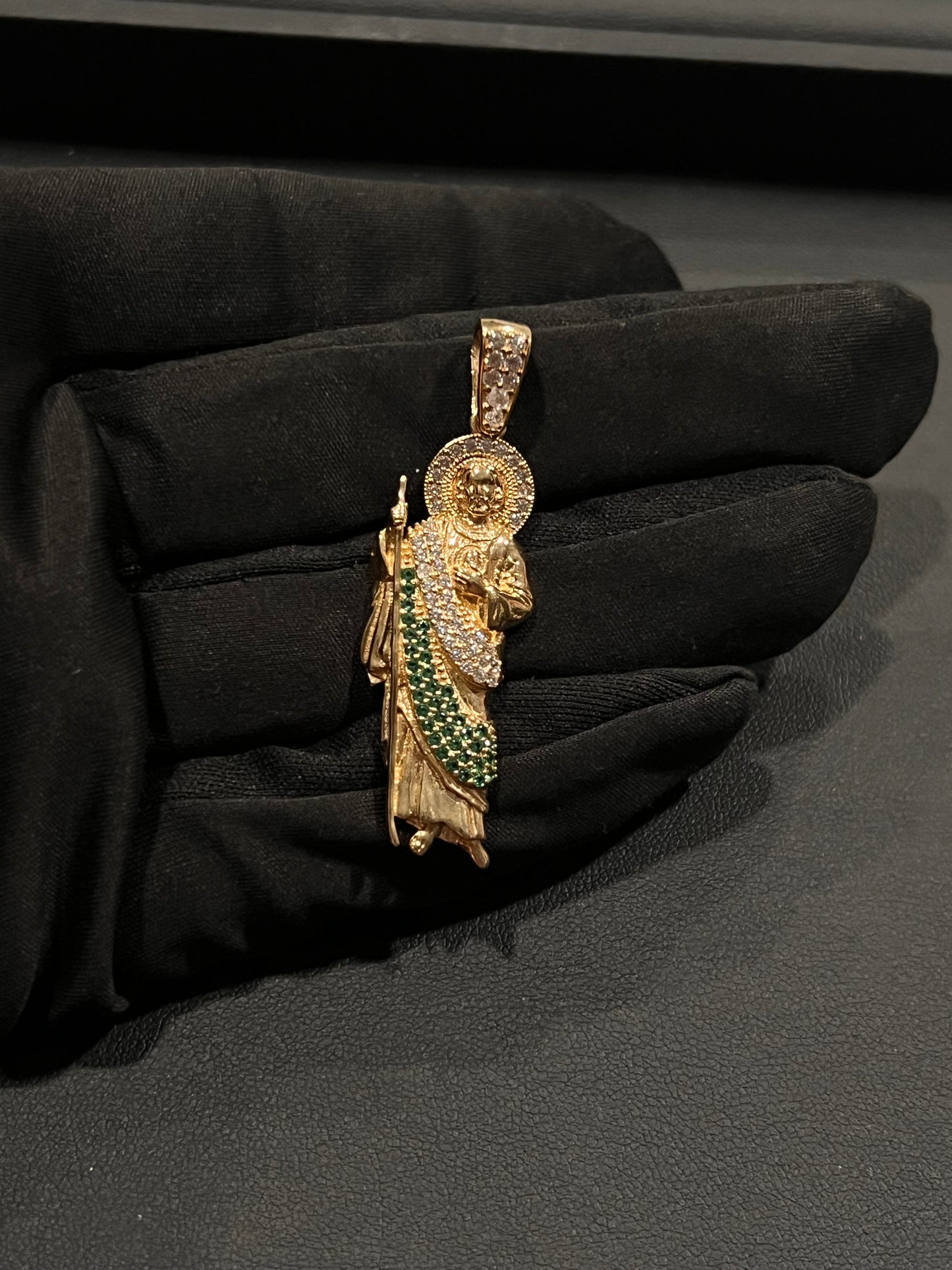 14k real gold San Judas