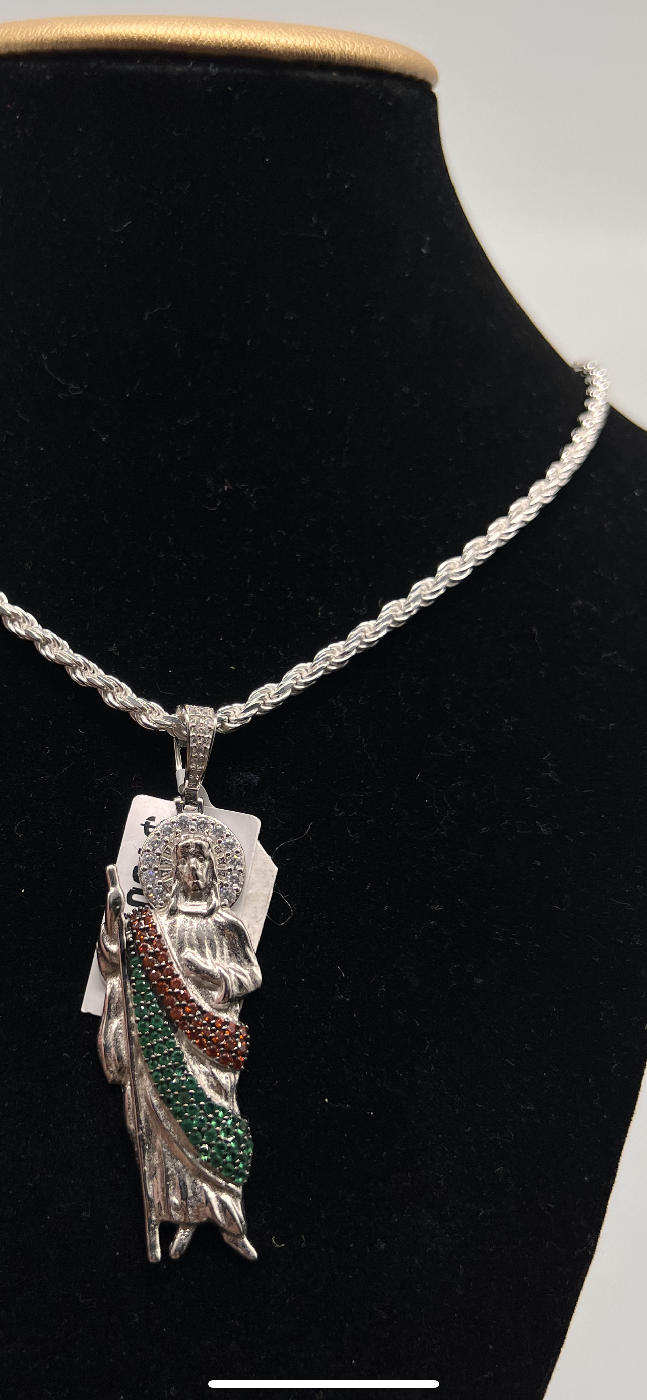 Real silver San Judas chainset