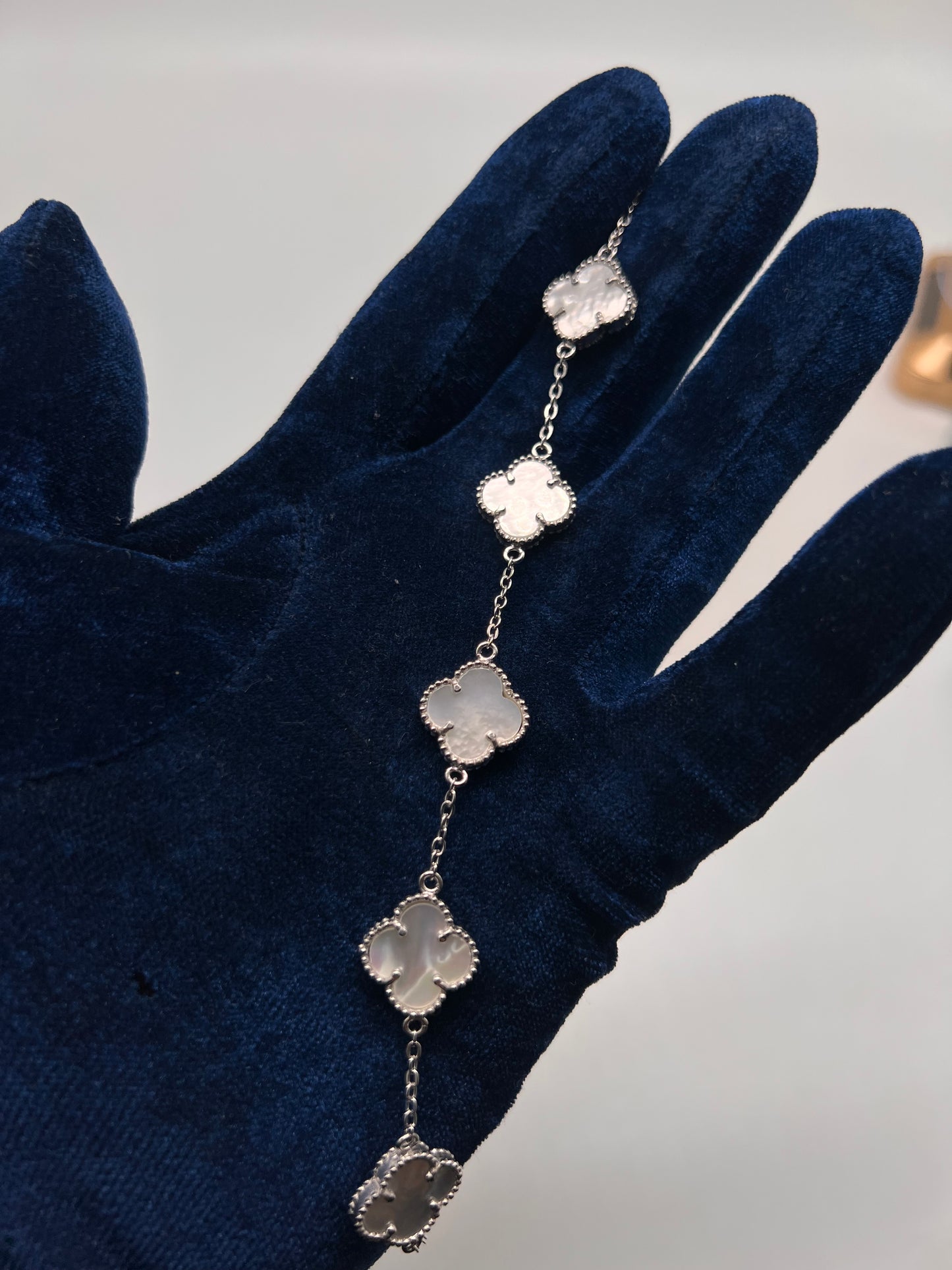 Van Cleef real silver mother of pearl🍀 van Cleef