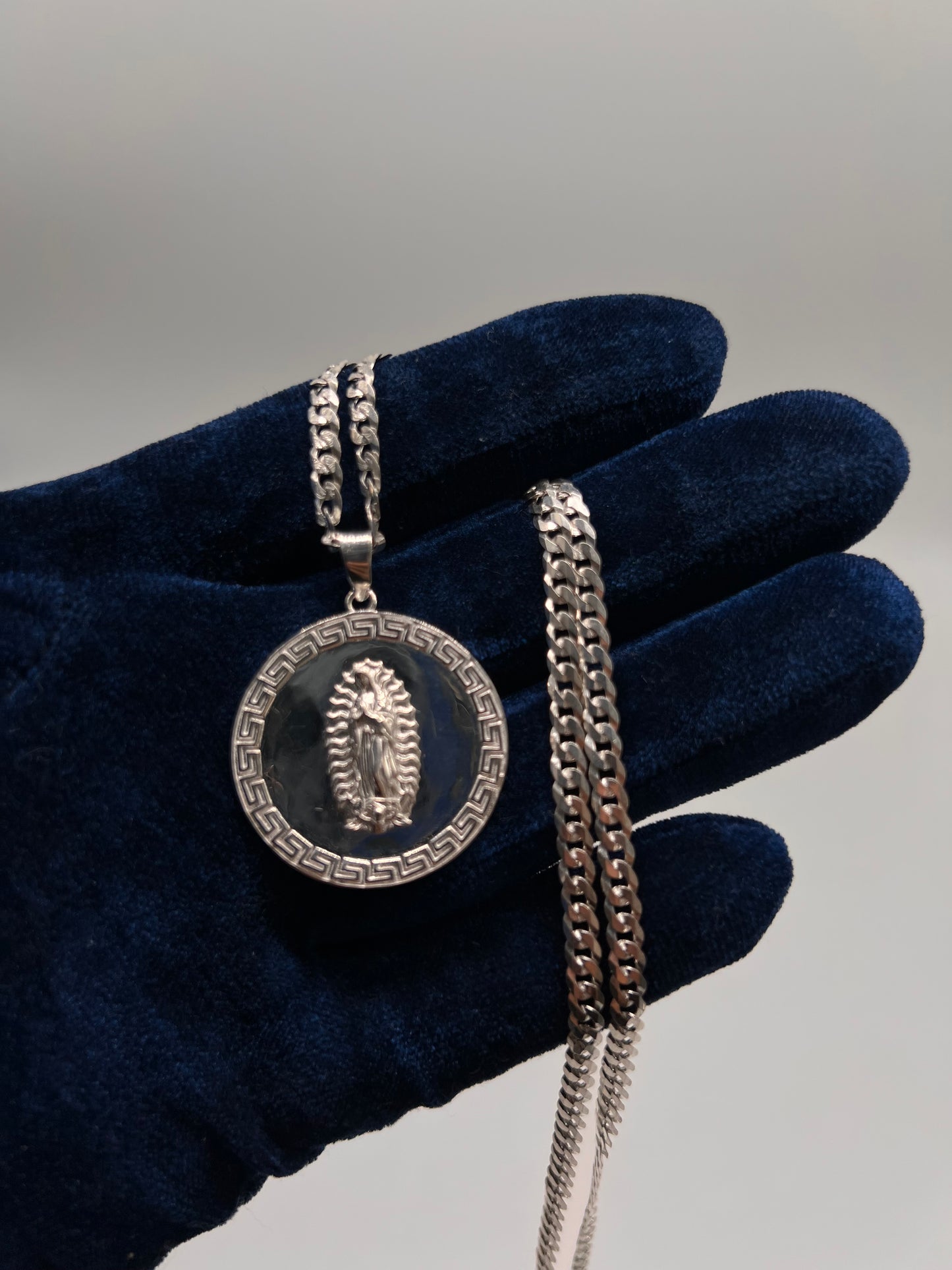 Versace style virgen Mary chainset