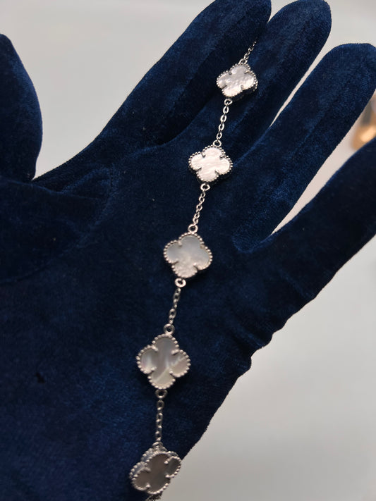 Van Cleef real silver mother of pearl🍀 van Cleef