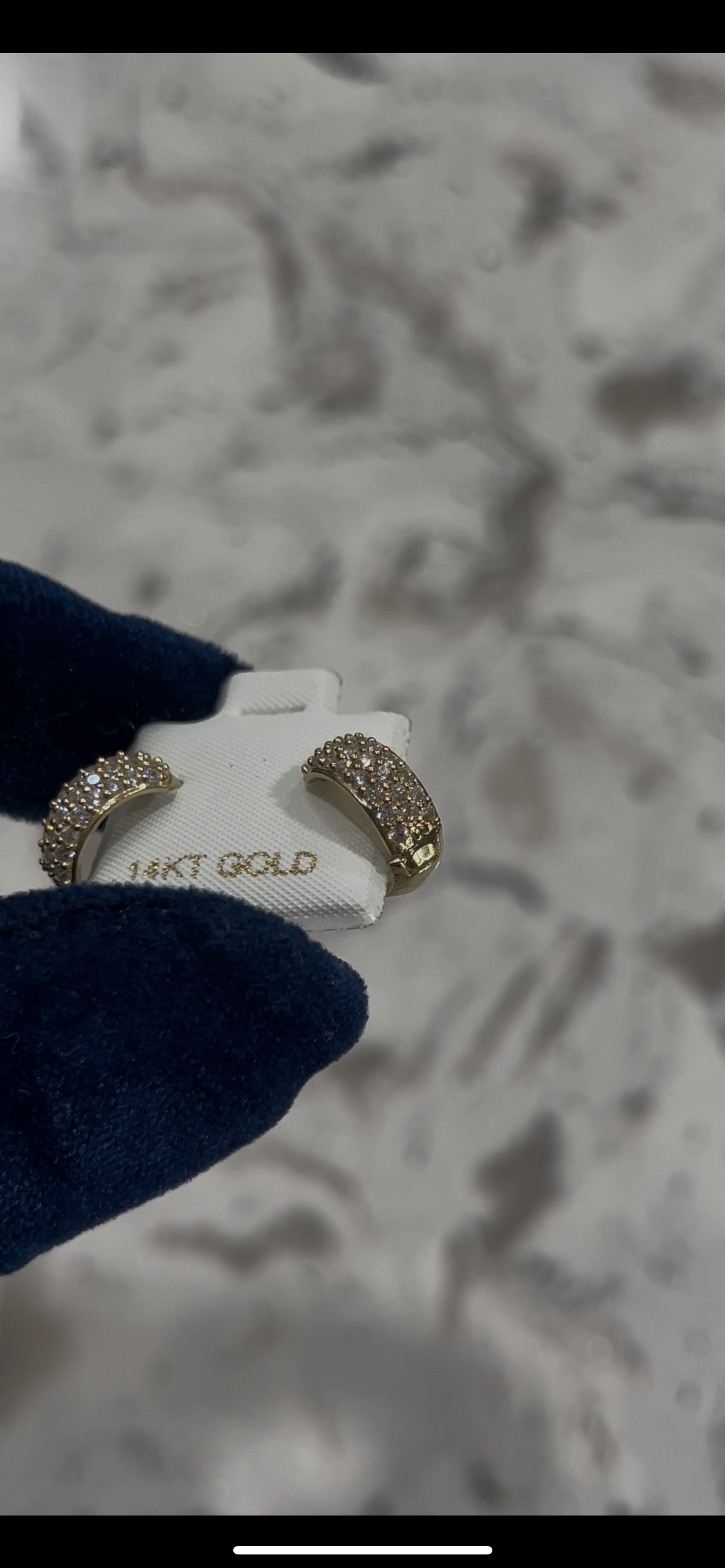 14k real gold fancy hoops