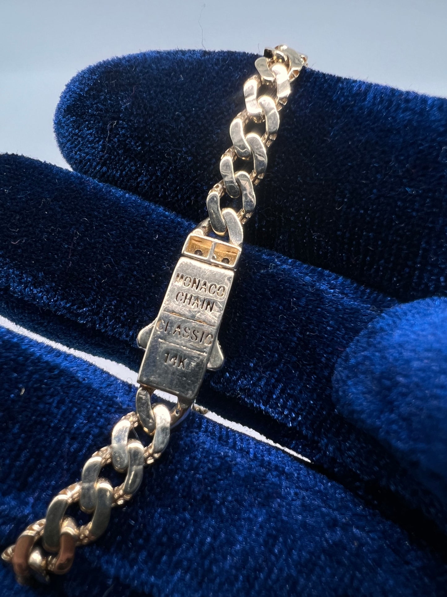 Mini cuban Bracelet 14k real gold