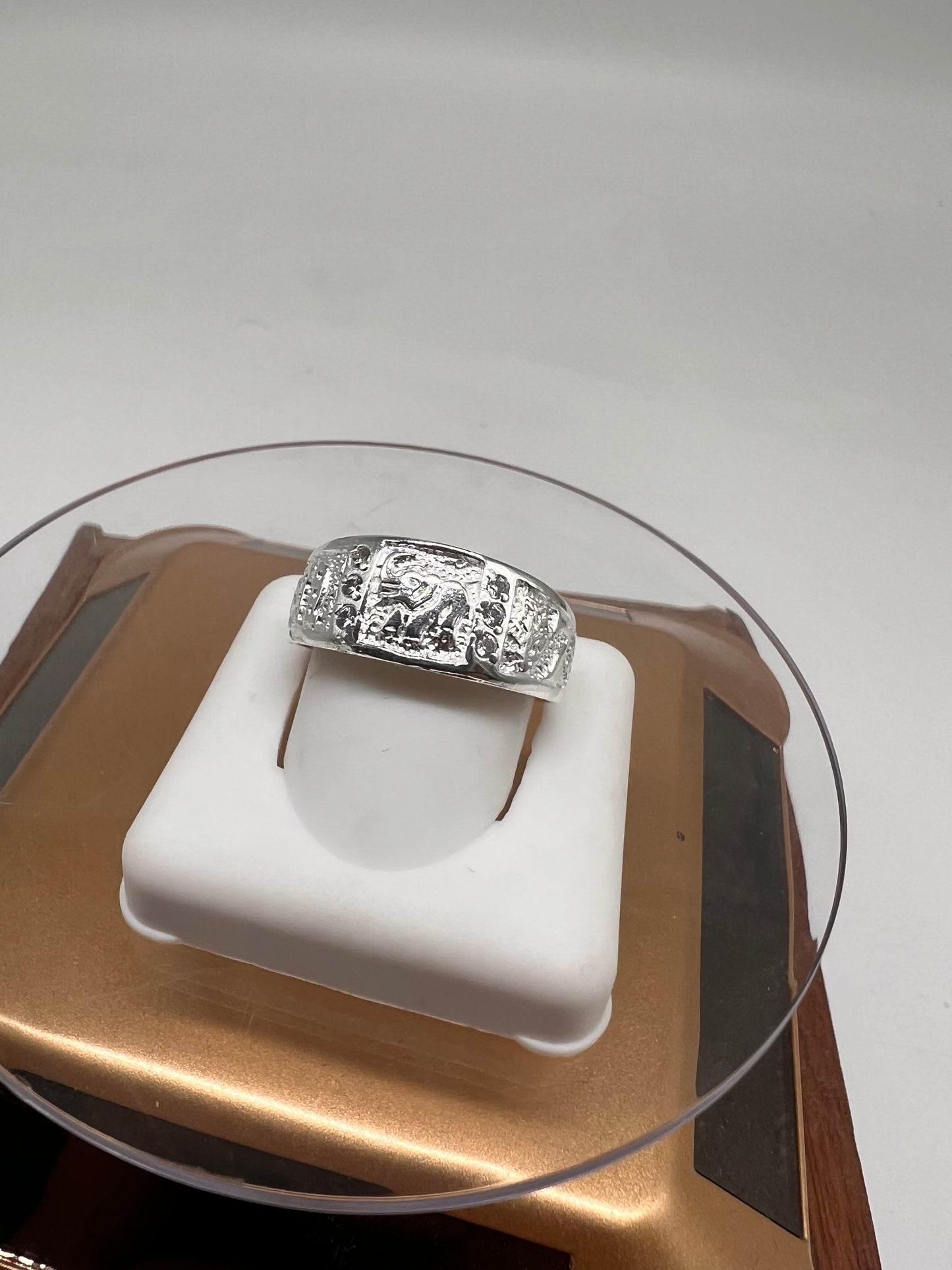 Lucky ring real silver