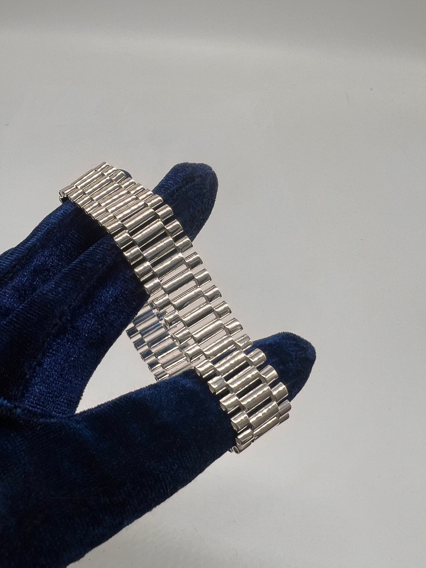 Rolex bracelet real silver