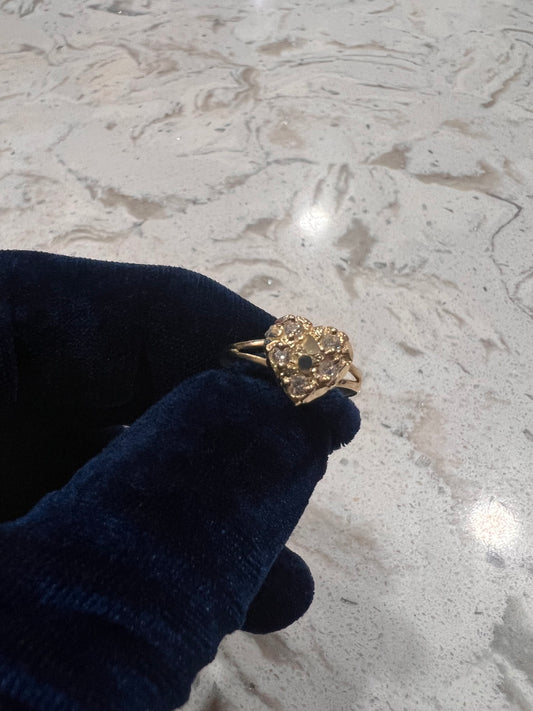 10k real gold nugget ring