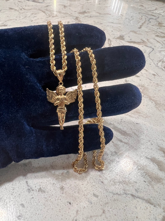 10k real gold angel chainset
