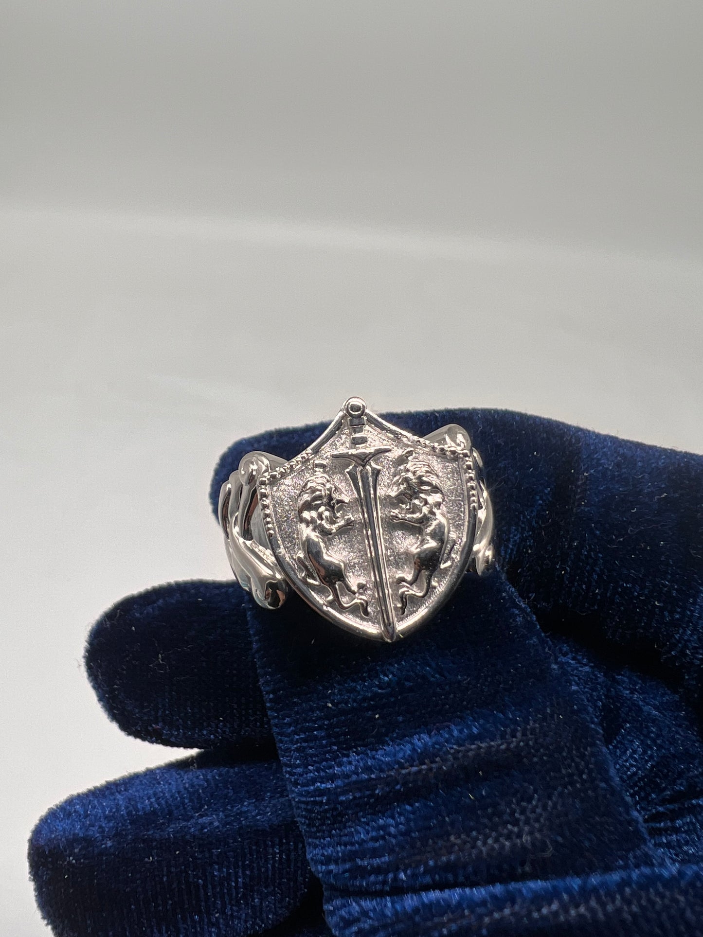 Medival ring real silver