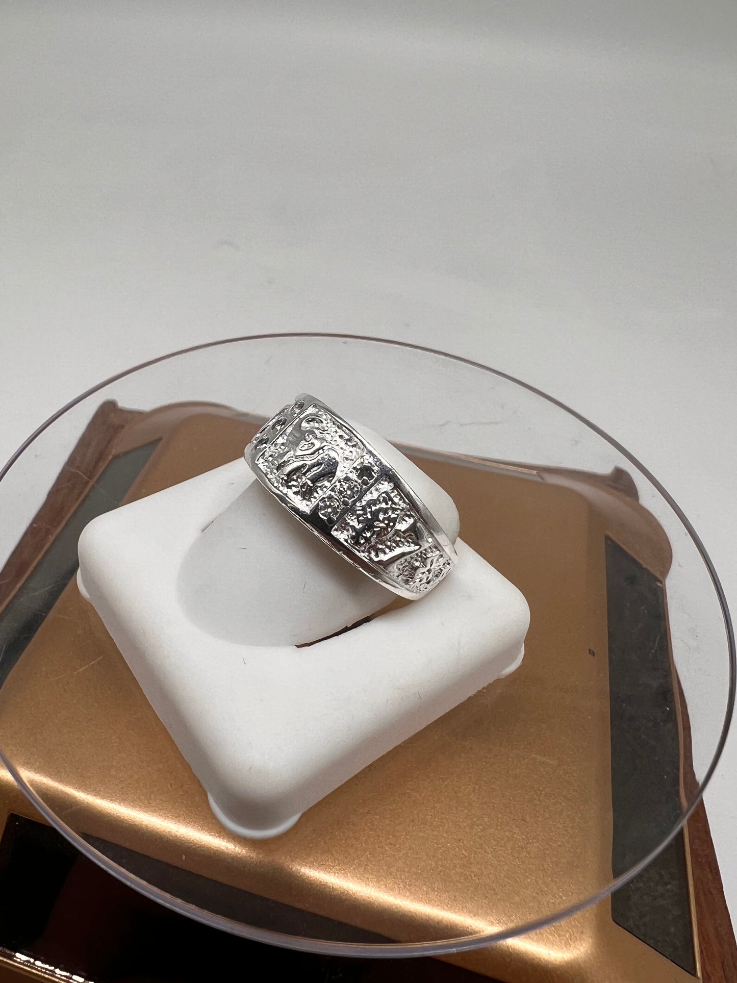 Lucky ring real silver