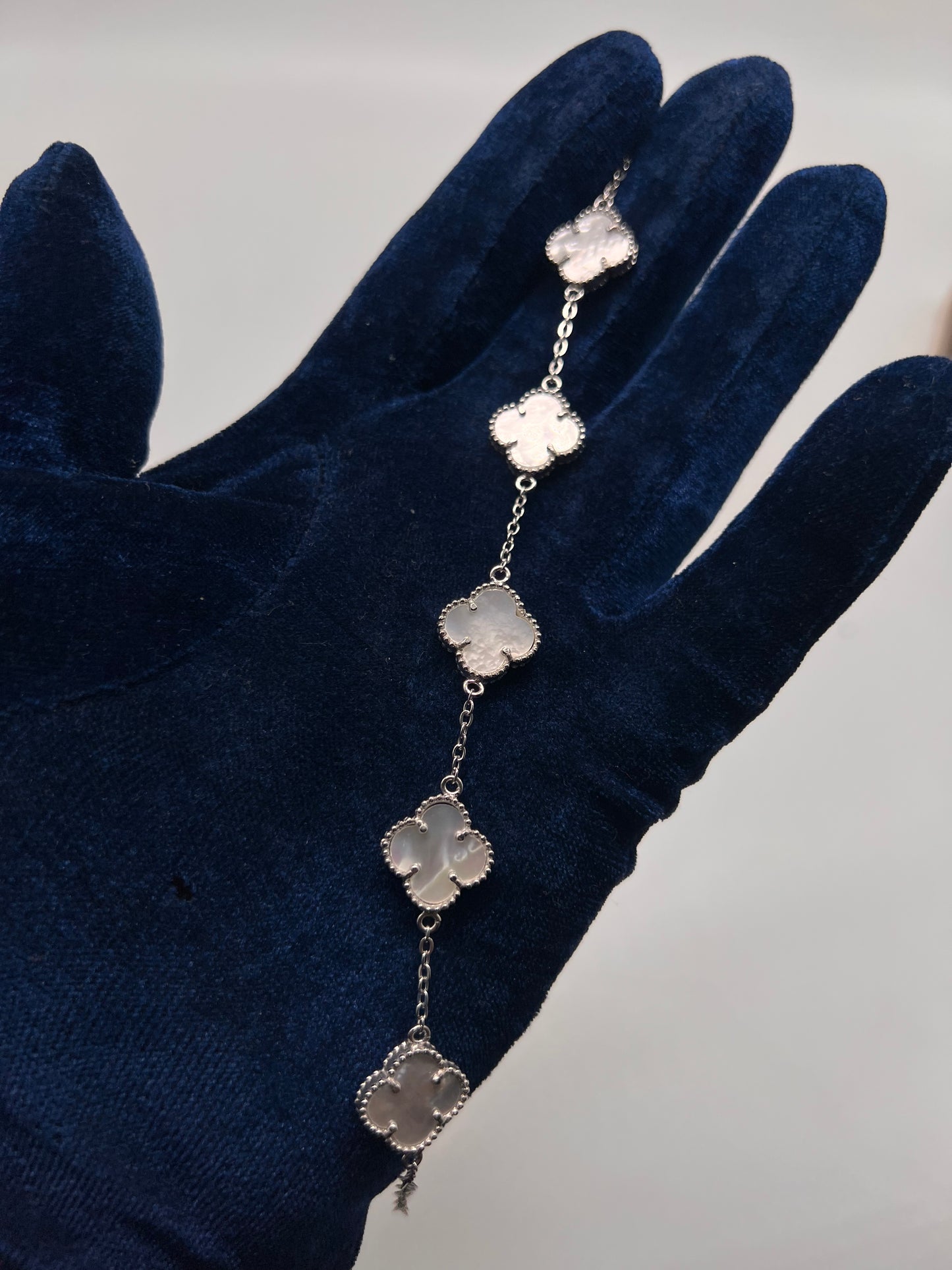 Van Cleef real silver mother of pearl🍀 van Cleef