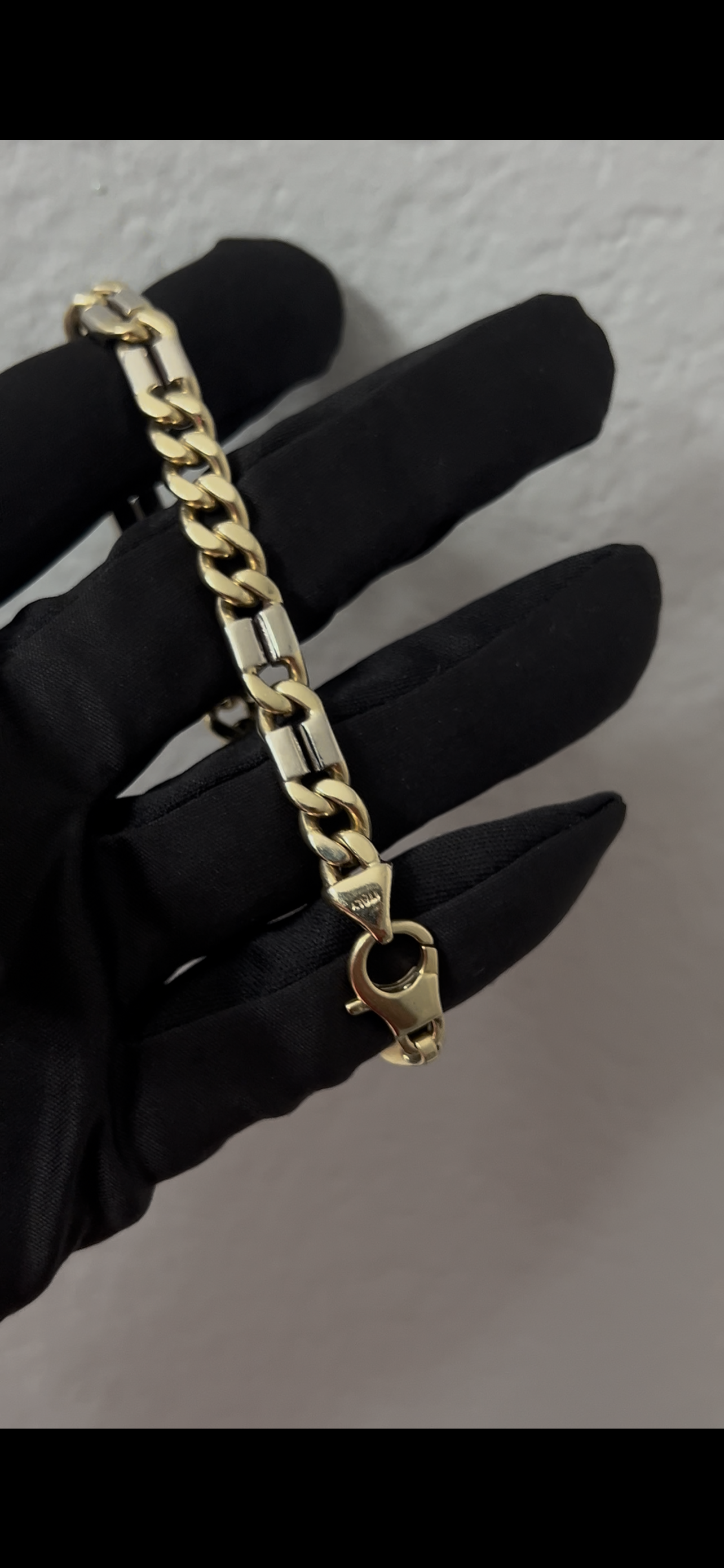 10k real gold heavy bracelet