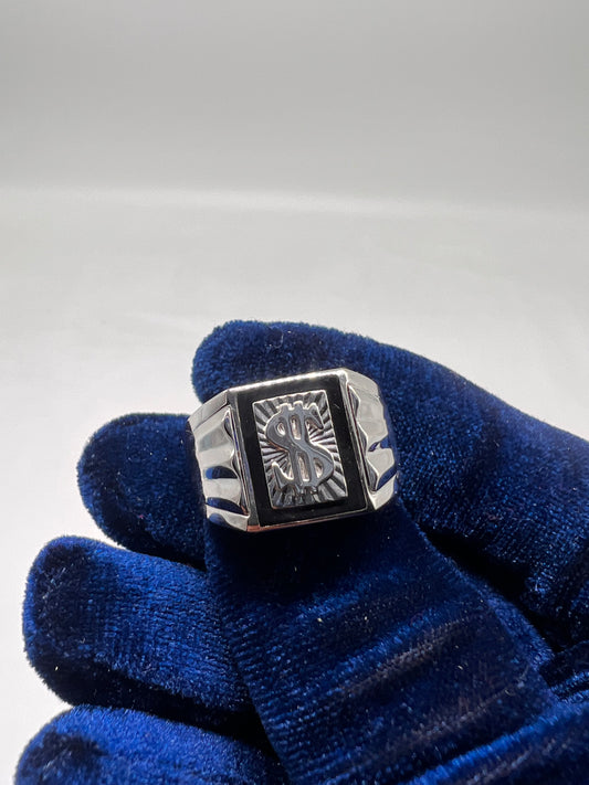 Money ring real silver