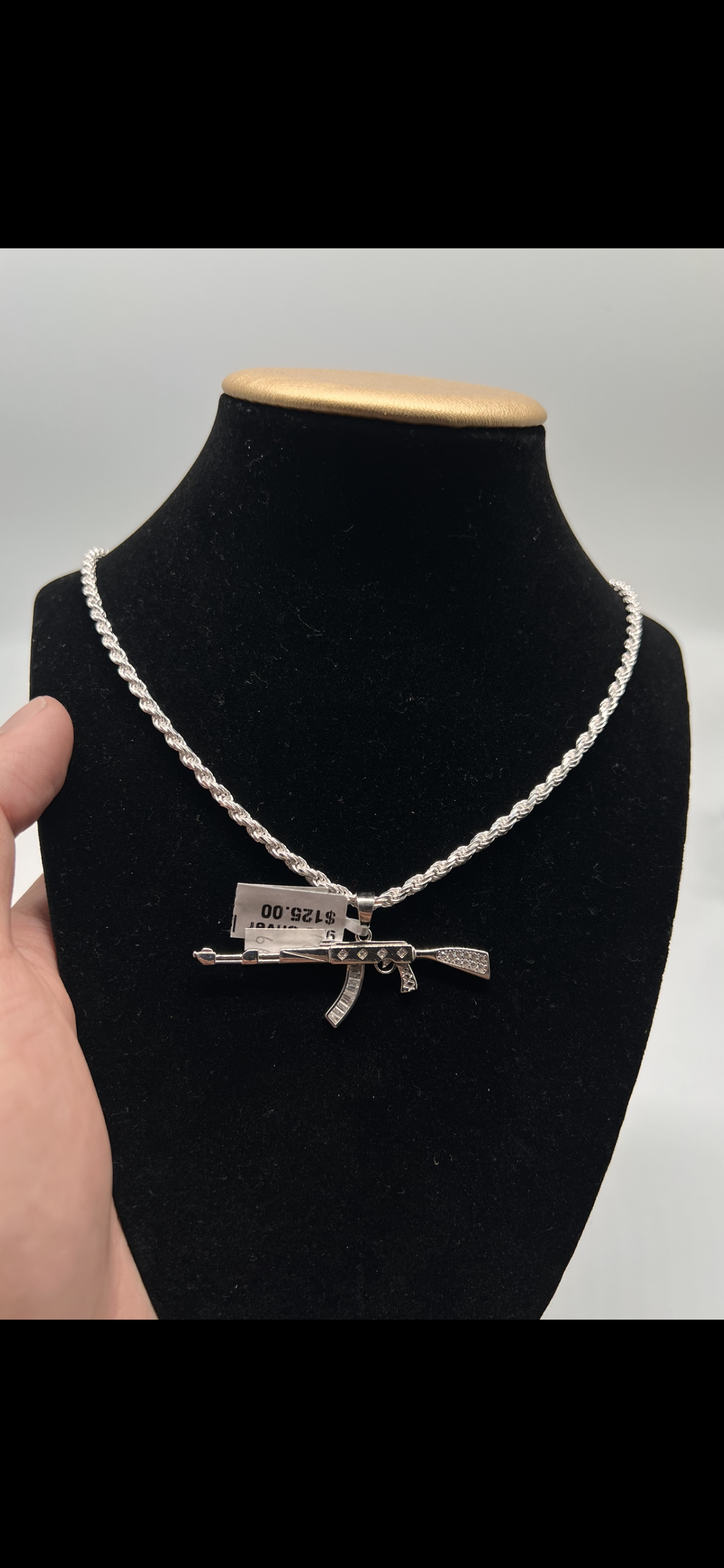 Ak47 chainset real silver