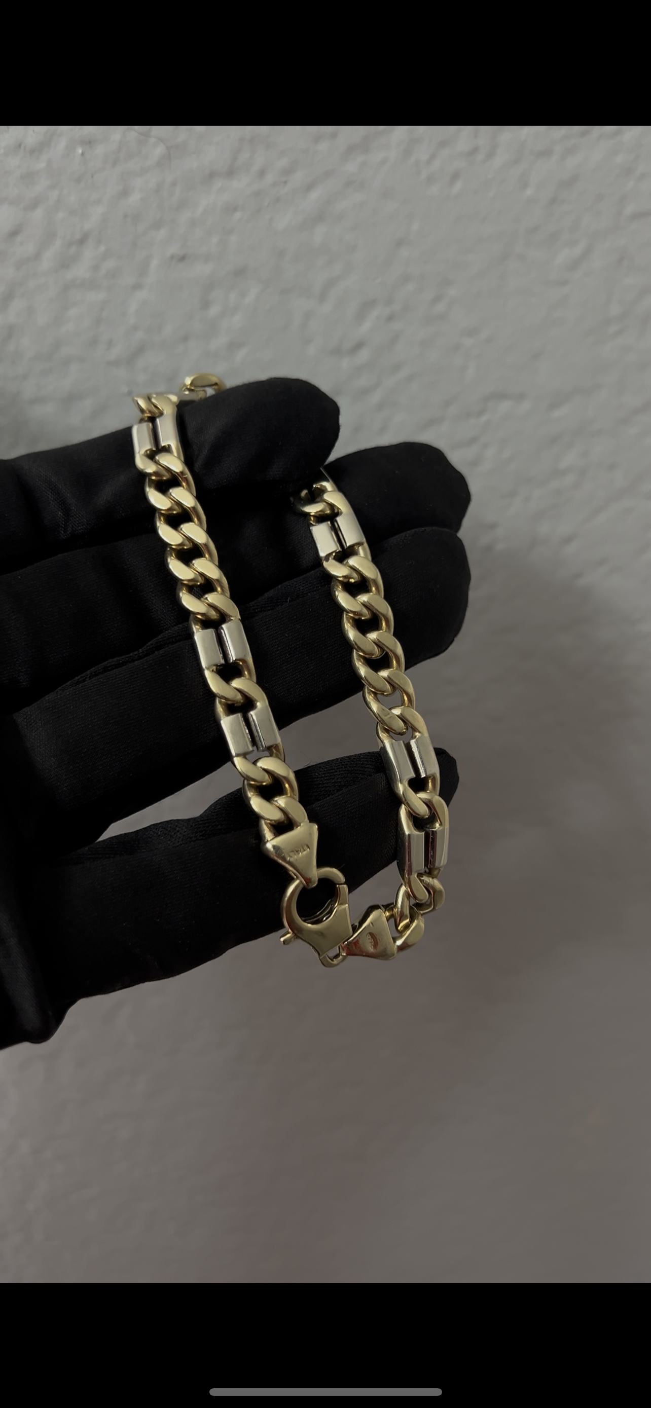 10k real gold heavy bracelet