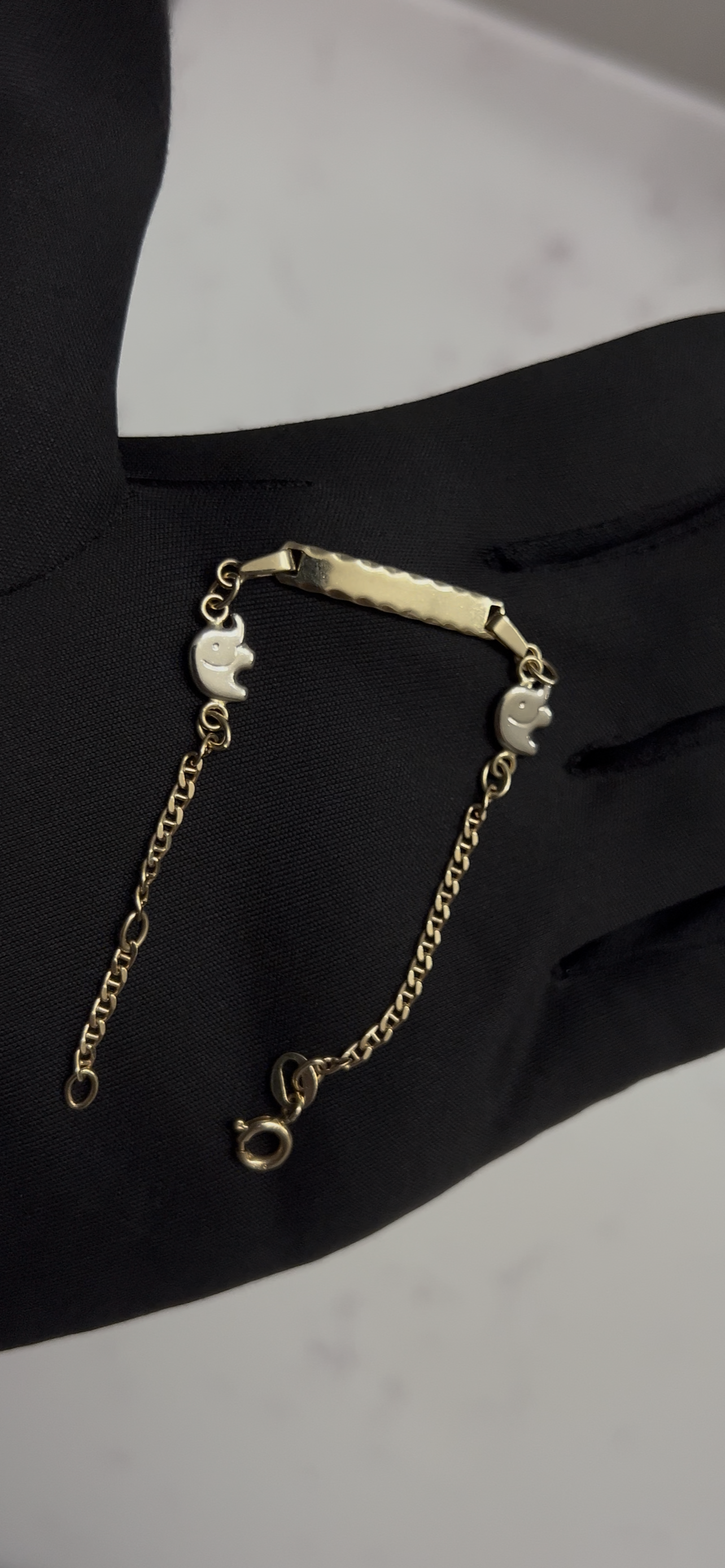 Baby bracelet 14k real gold