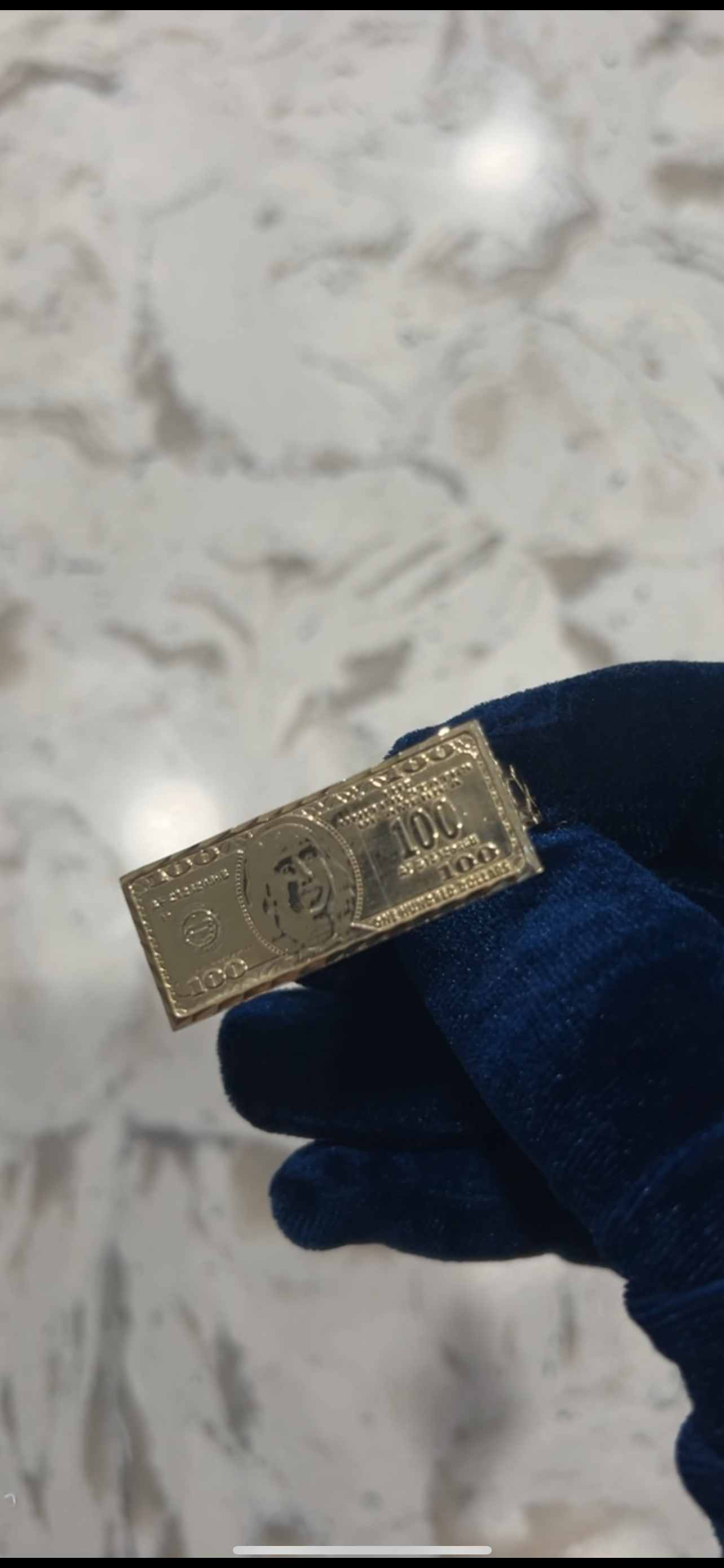 2 finger ring 10k real gold Benjamin