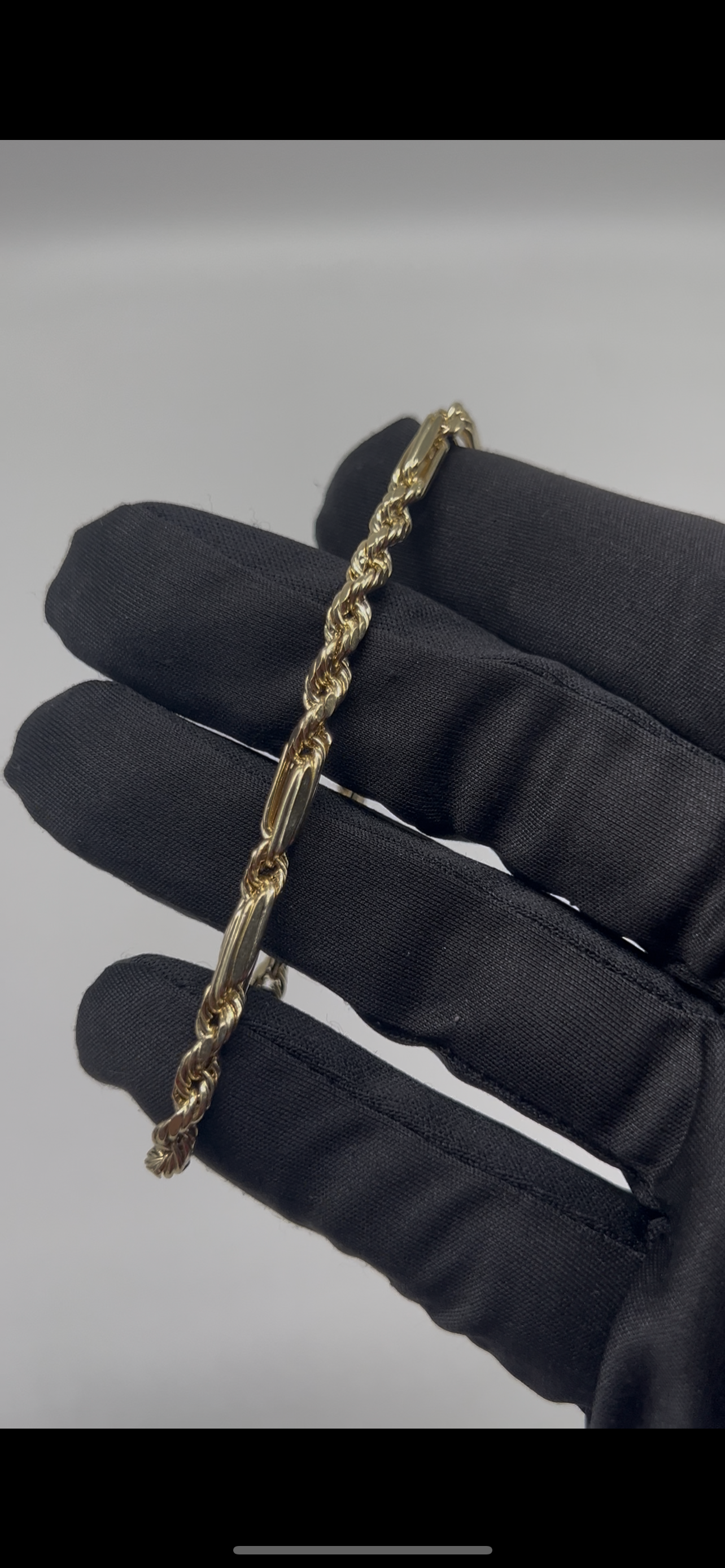 14k real gold Milano bracelet