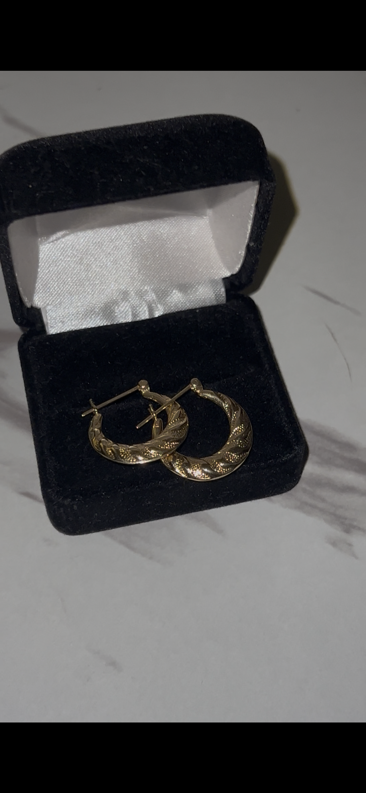 14k real gold hoop earrings
