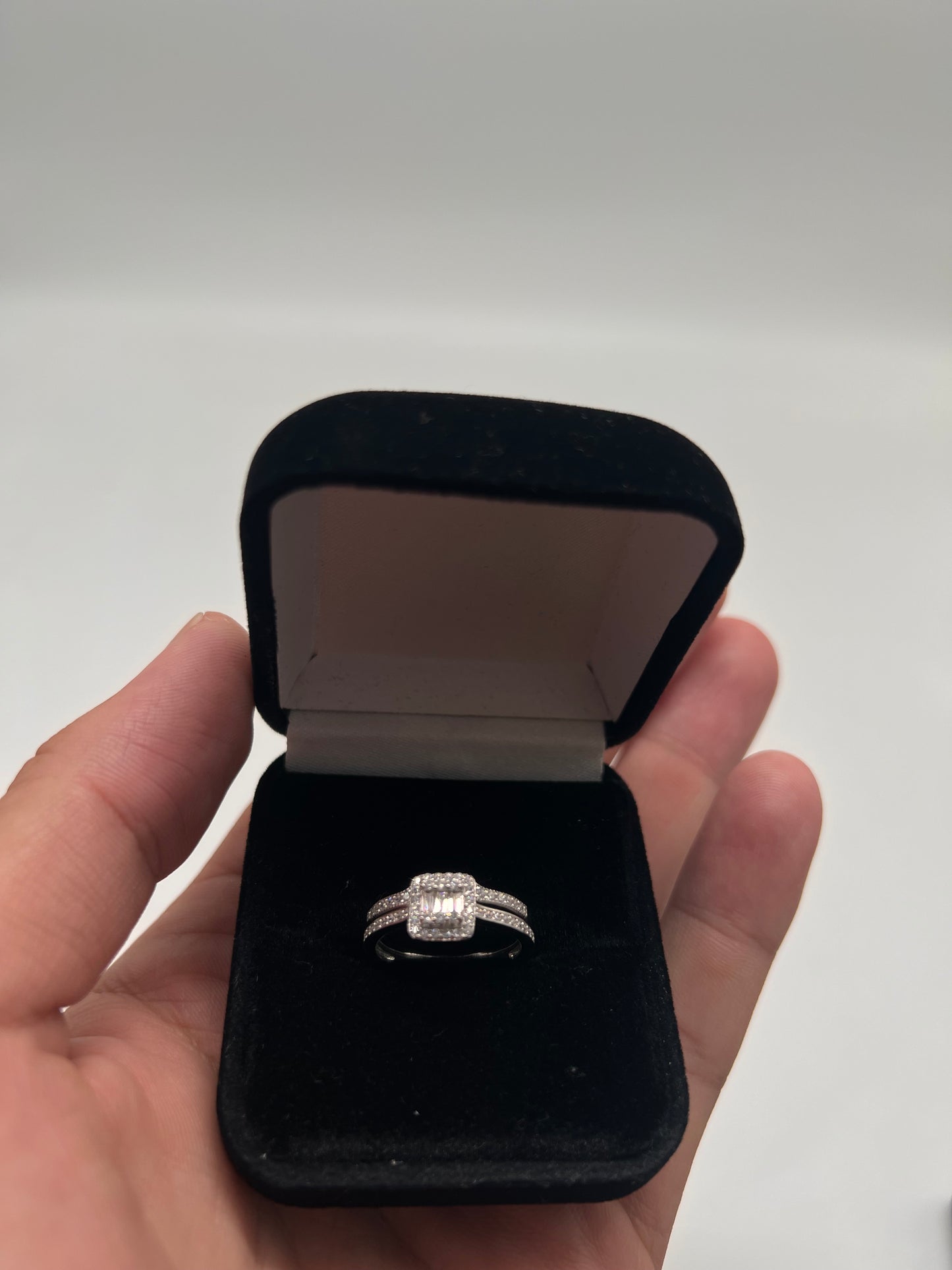 Real silver promise ring