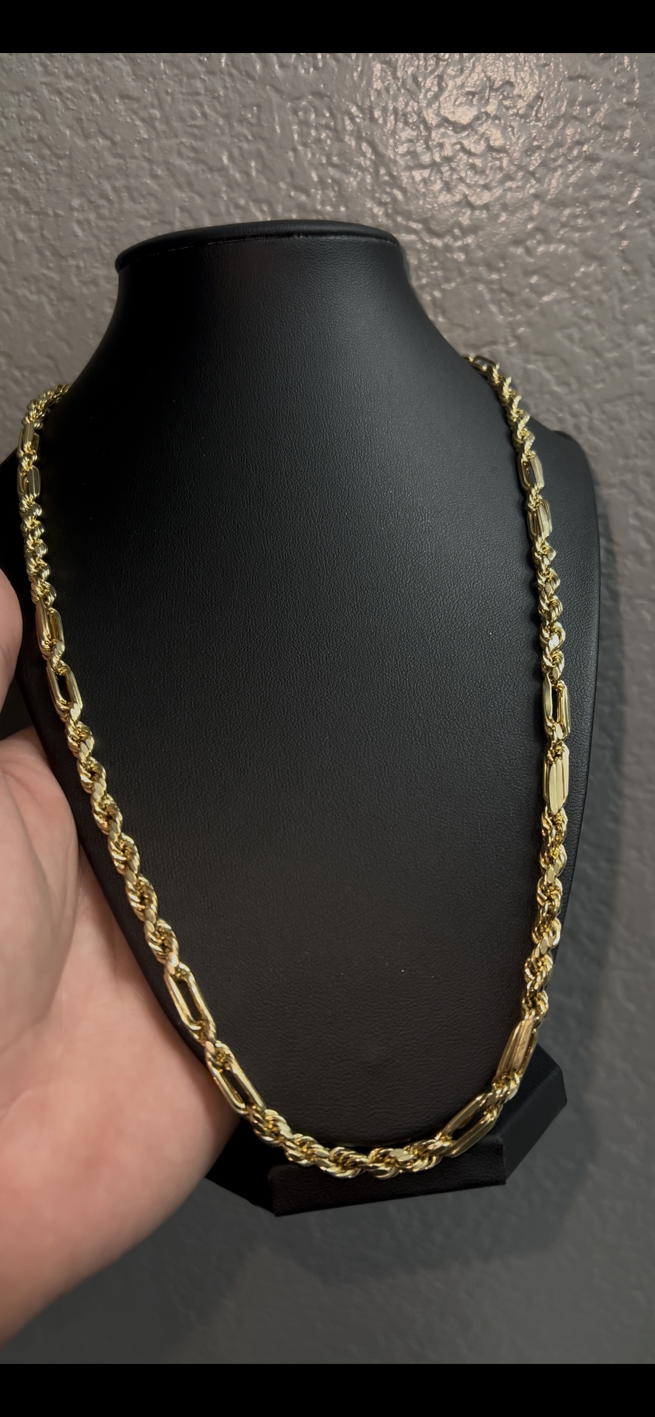 10k real gold Milano chain