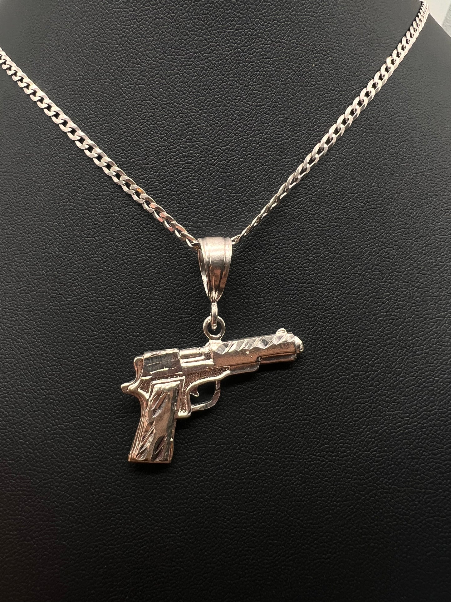 .45 gun Chainset real Silver