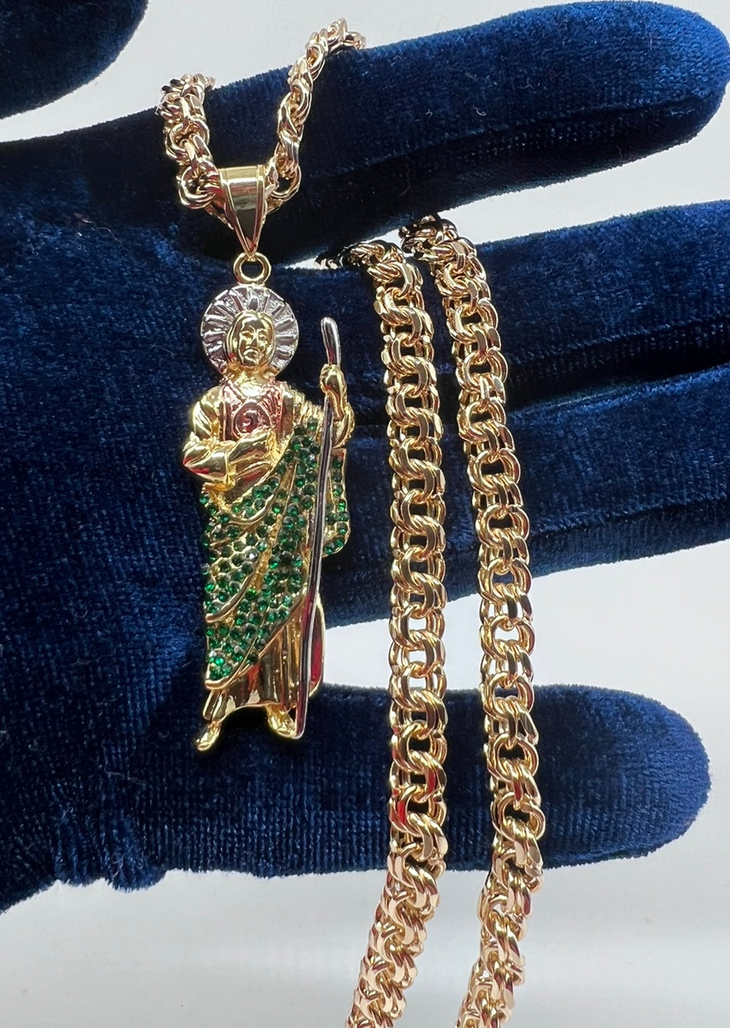 Medium Green CZ San Judas