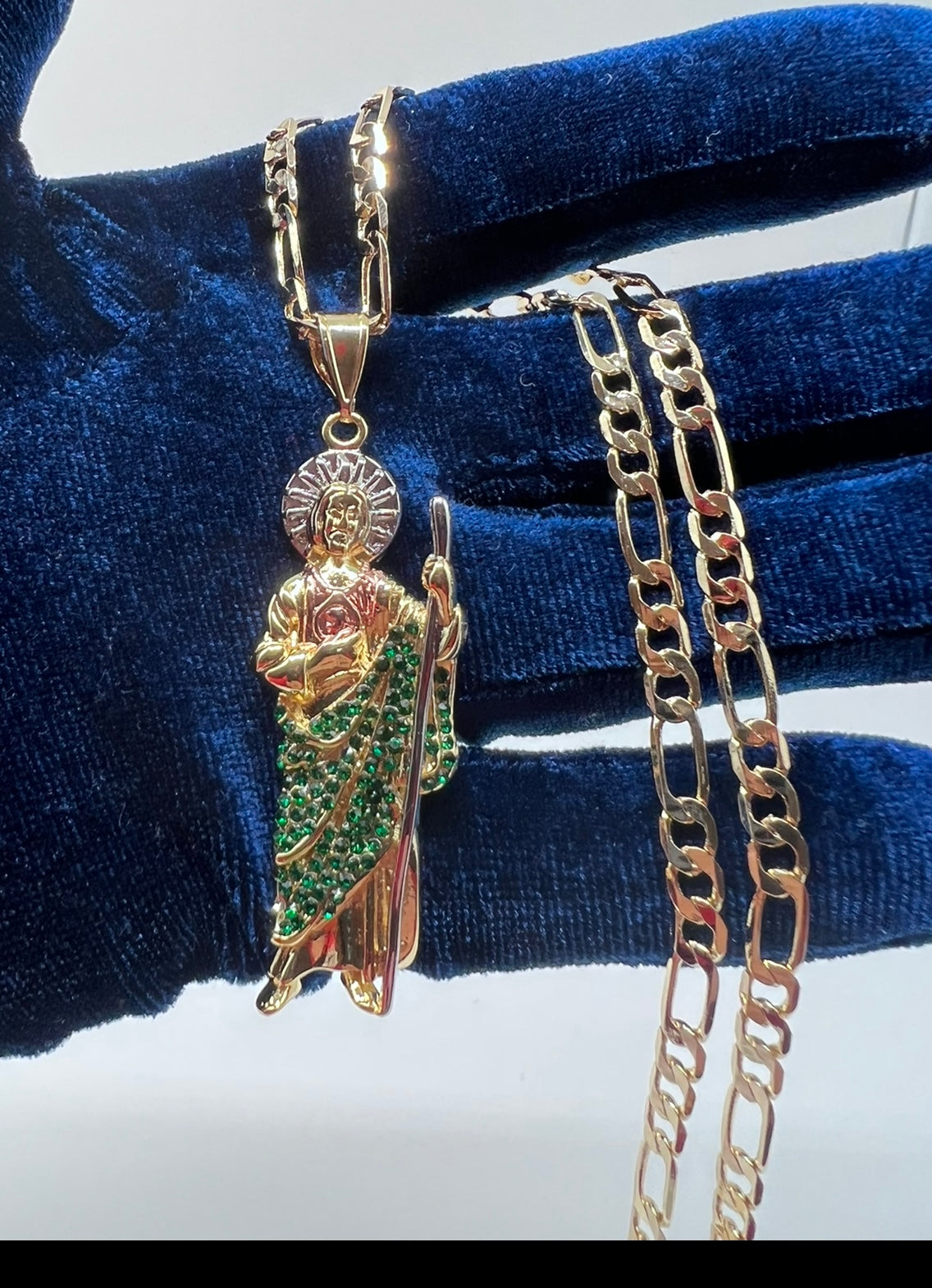 Medium Green CZ San Judas