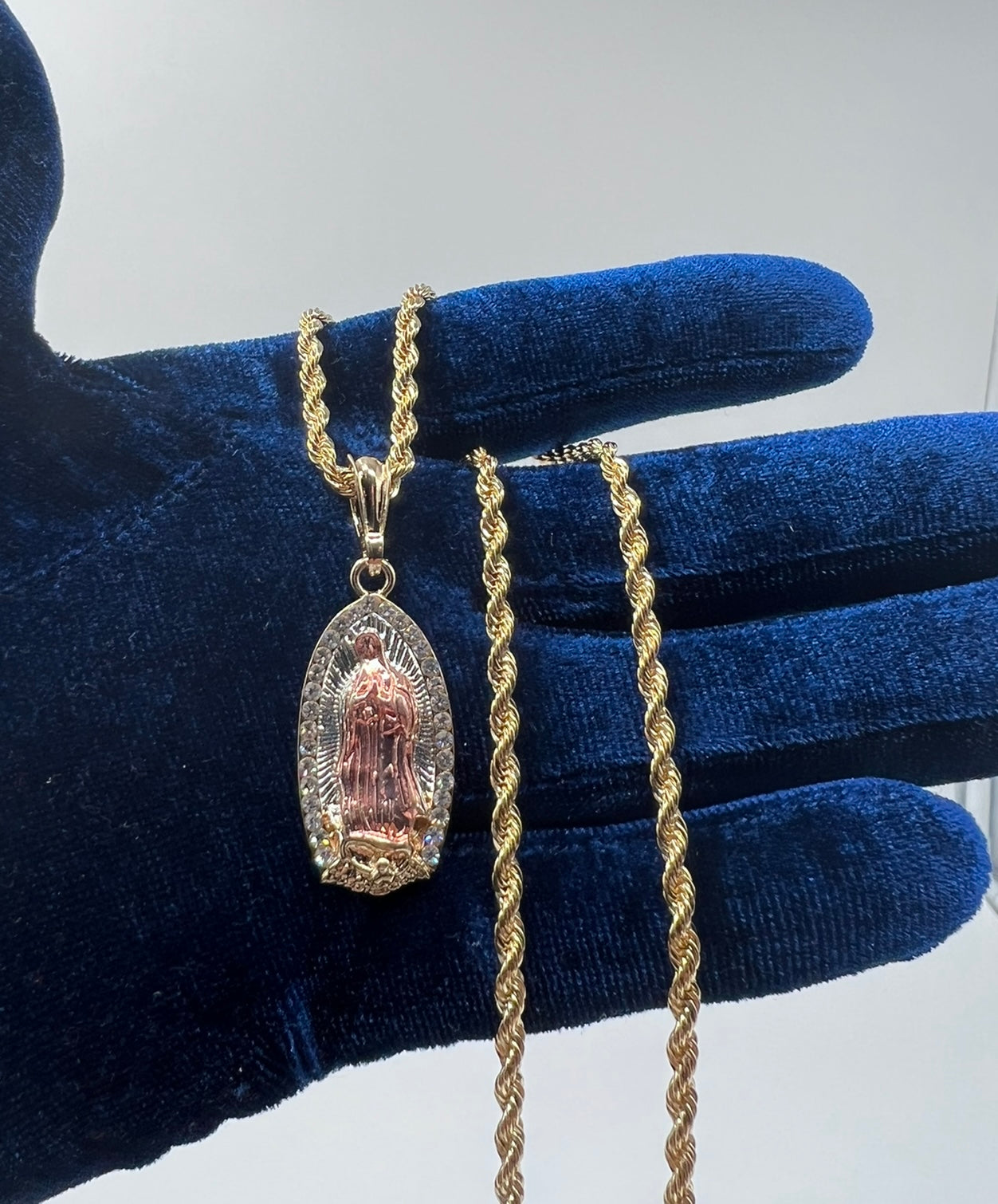 Virgen Mary Two Tone