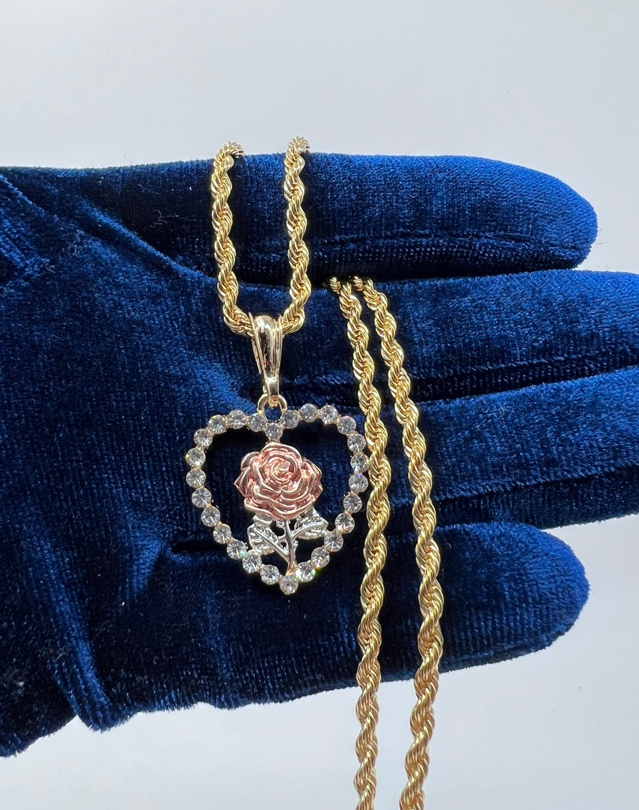 Tri Color Rose Heart
